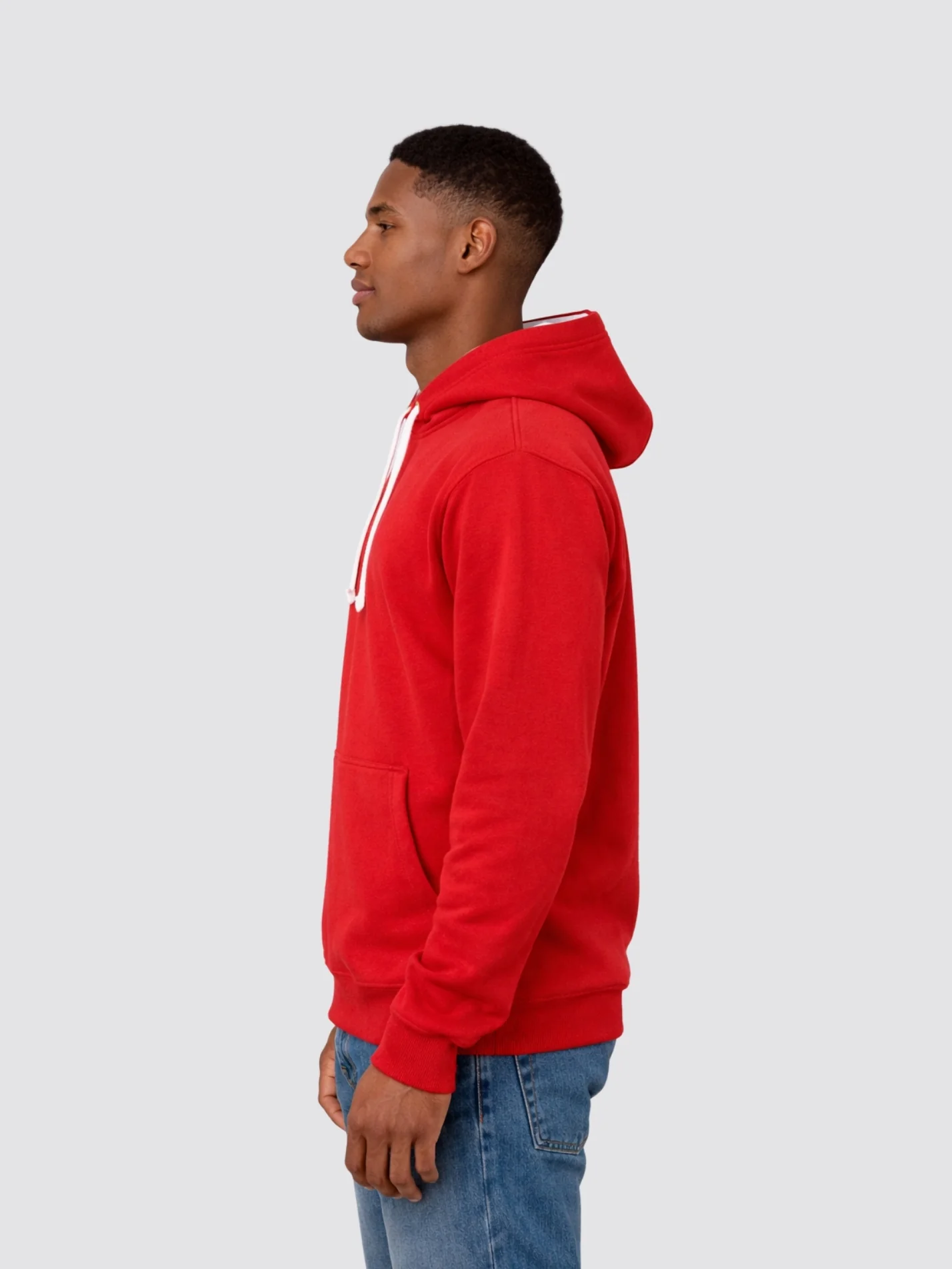Hertford Fear the Deer Collection Contrast Hoodie - Image 5