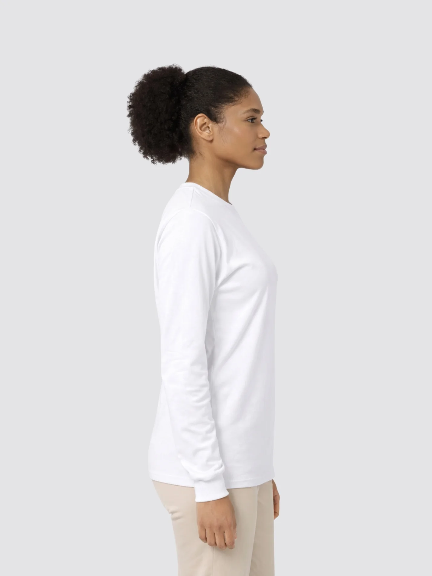 Hertford Fear the Deer Collection Printed Unisex Cotton Long Sleeve T-Shirt - Image 5