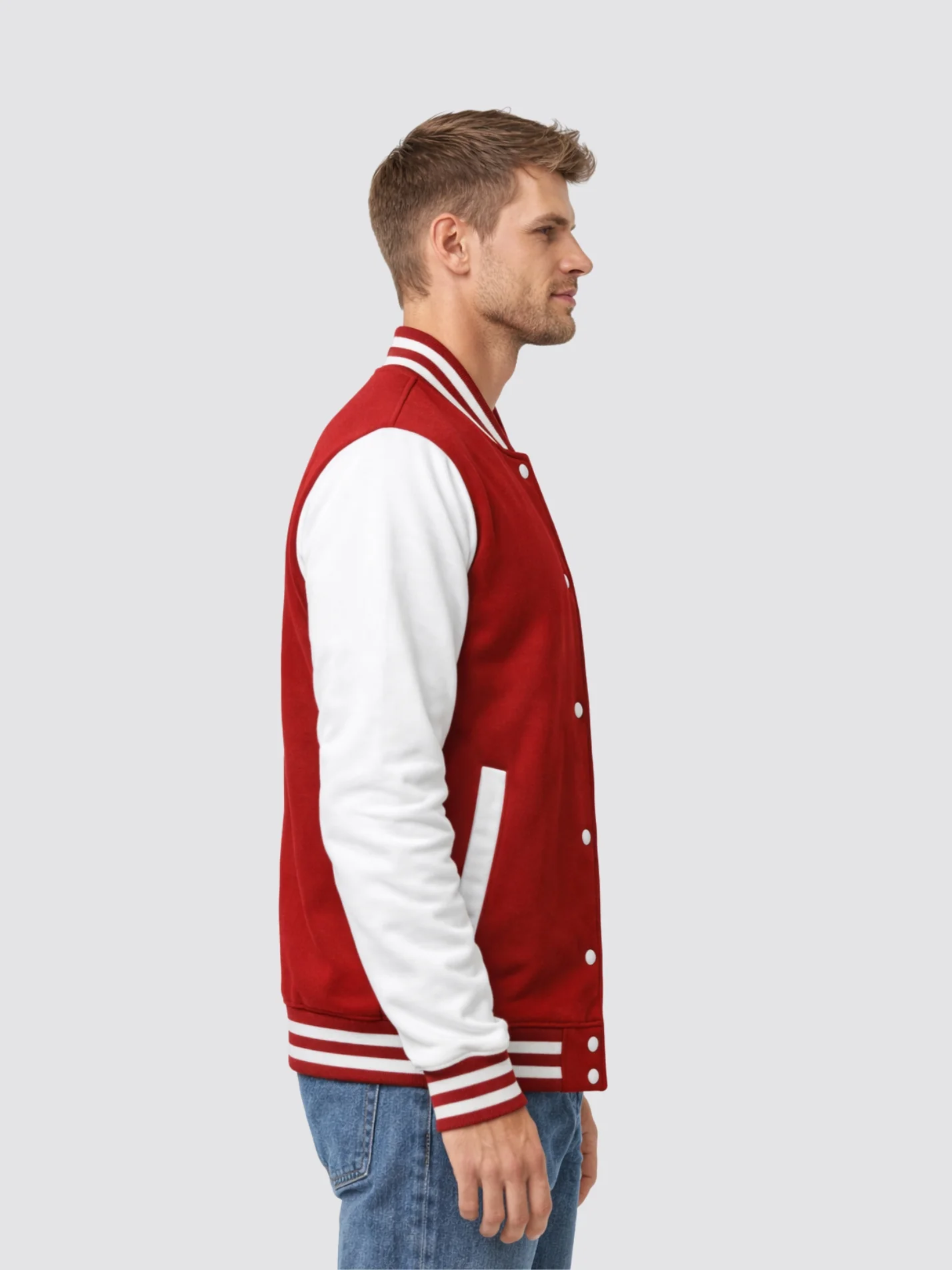 Hertford Fear the Deer Collection Varsity Jacket - Image 4