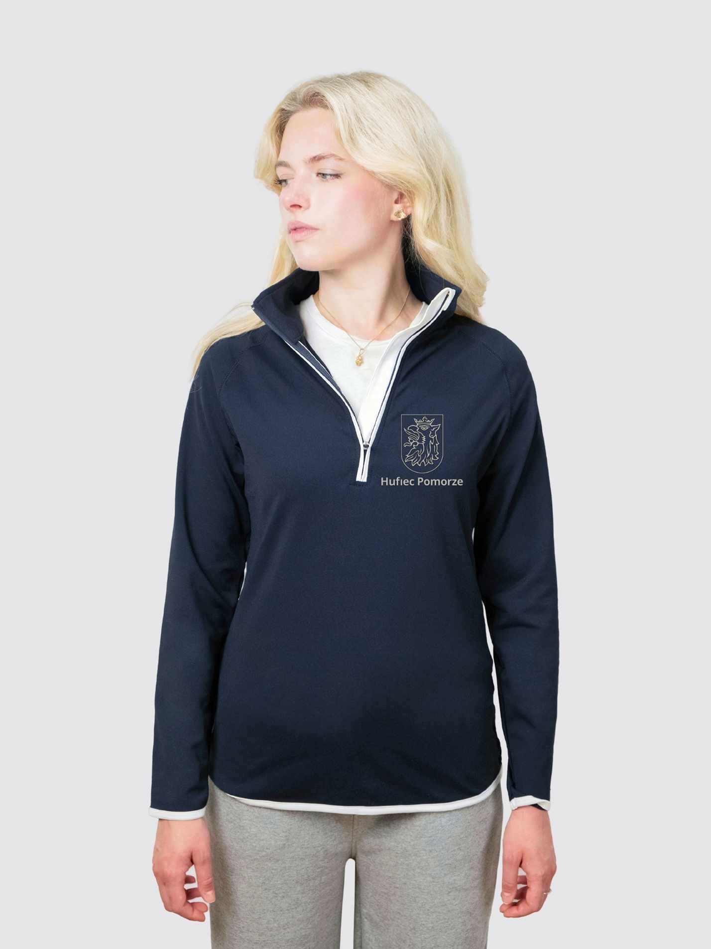 Hufiec Pomorze Ladies Performance 1/4 Zip Sweatshirt