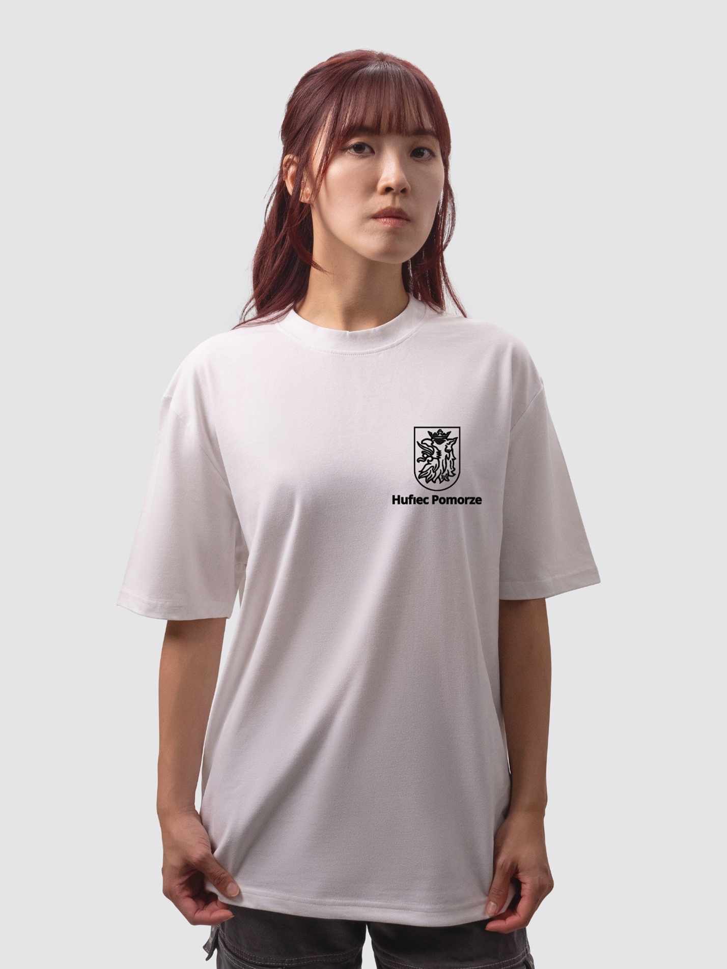 Hufiec Pomorze Unisex Heavy Oversized T-Shirt - Image 4