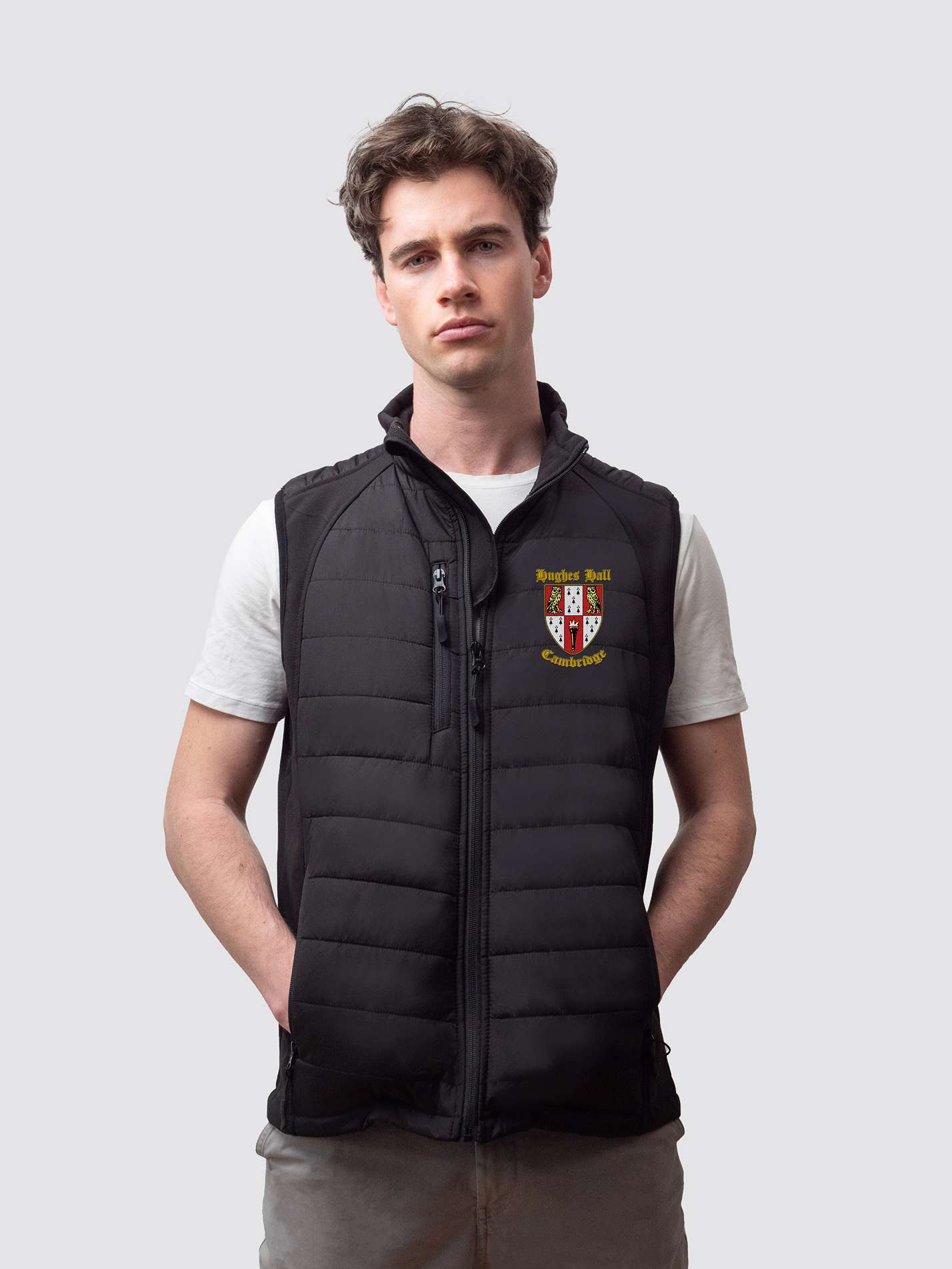Hughes Hall Cambridge JCR Sustainable Unisex Gilet Puffer