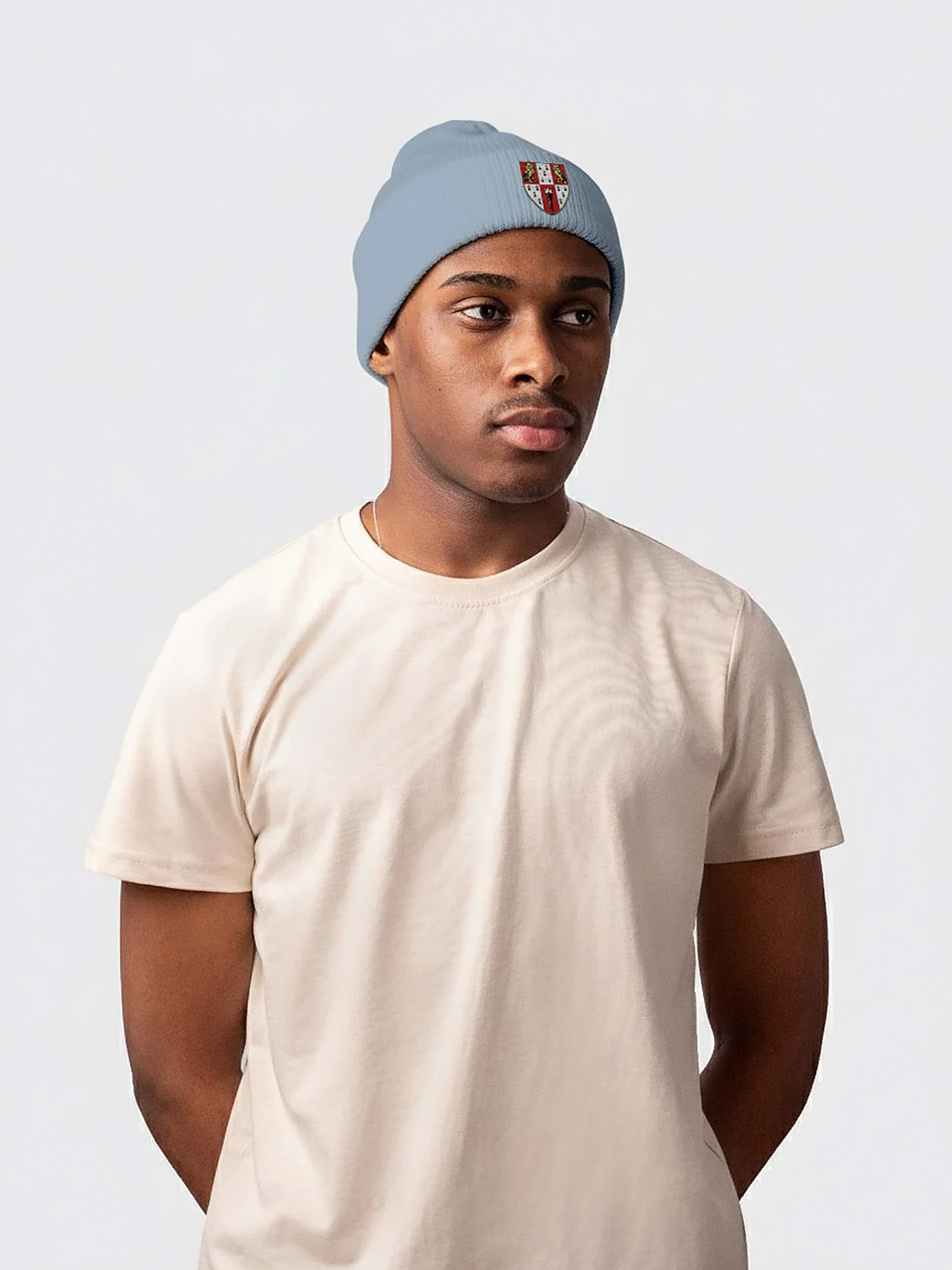 Hughes Hall Cambridge MCR Sustainable Cuffed Beanie - Image 8