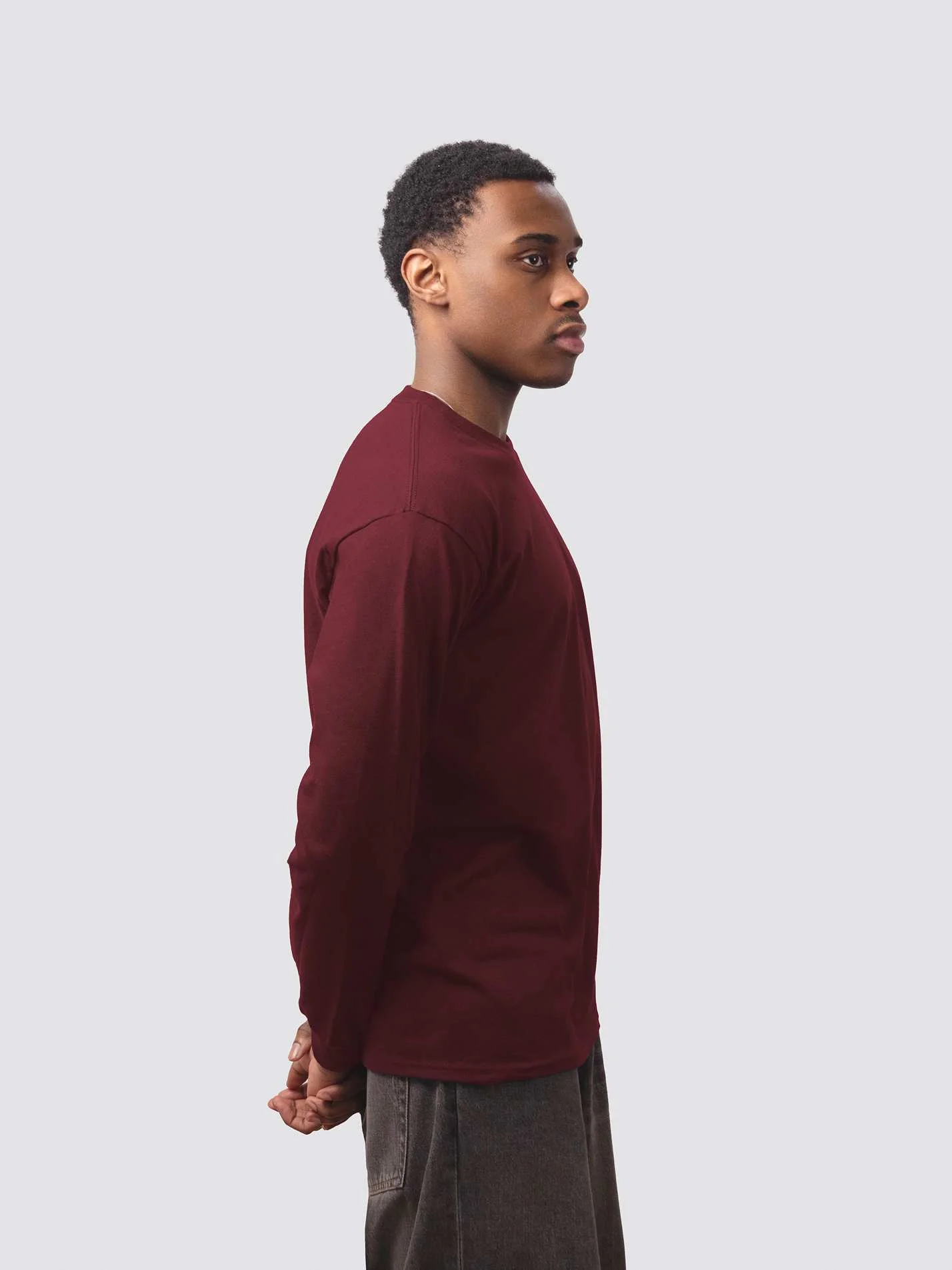 Hughes Hall Cambridge JCR Unisex Cotton Long Sleeve T-Shirt - Image 5
