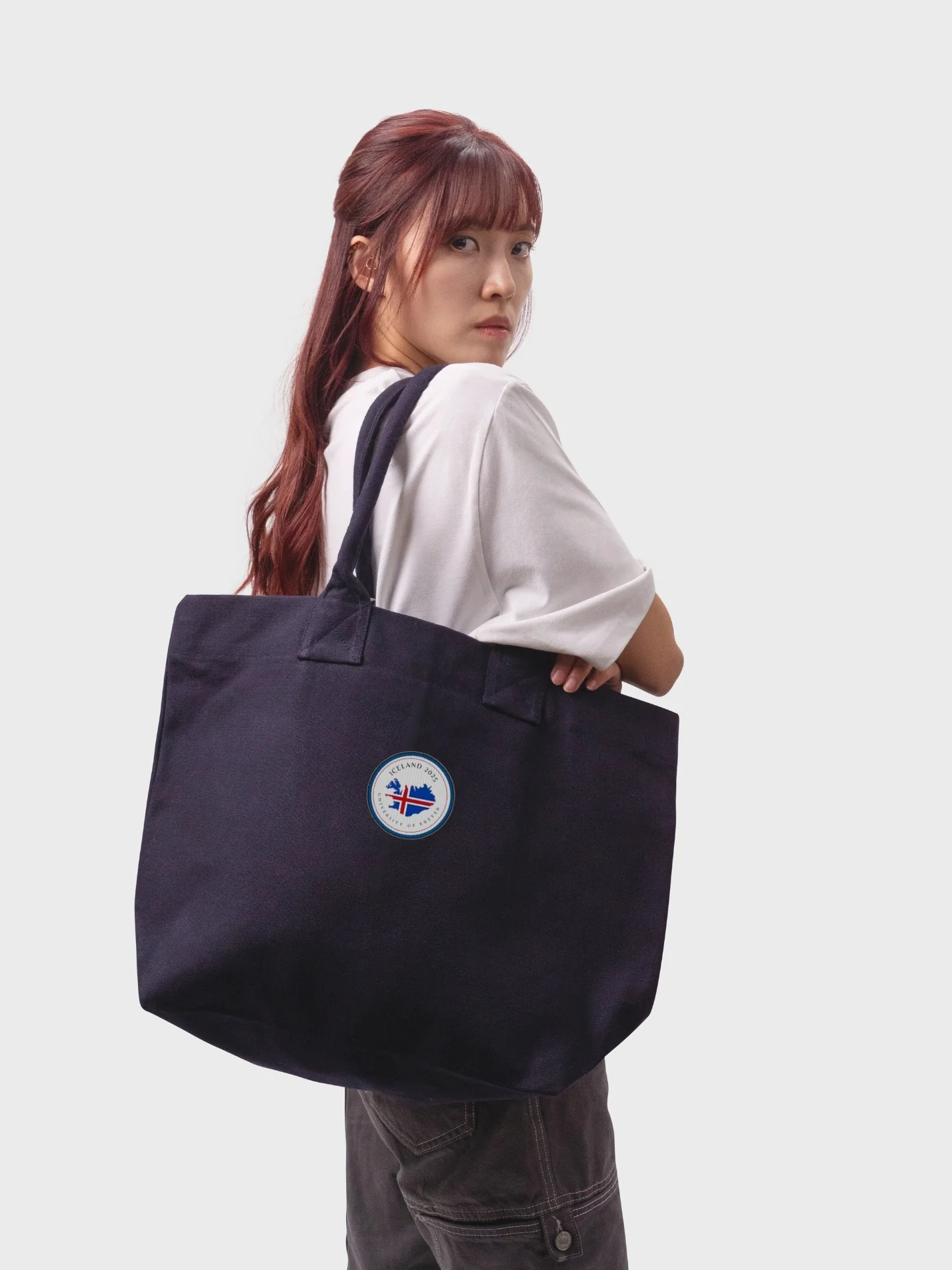 Iceland 2025 Cotton Canvas Printed Shopper Bag - Image 3