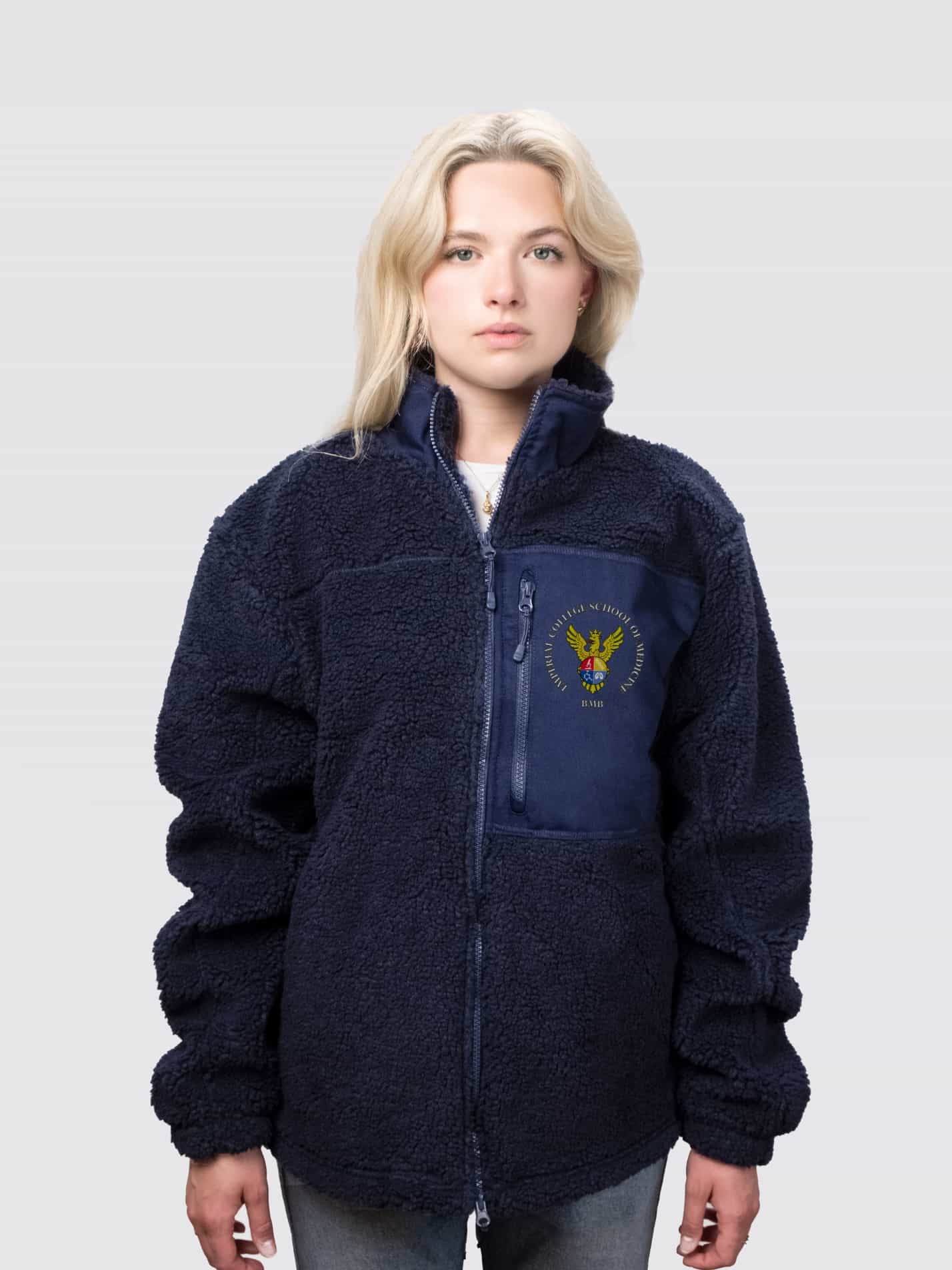 ICSM BMB Students Unisex Fluffy Sherpa Fleece Jacket - Image 6