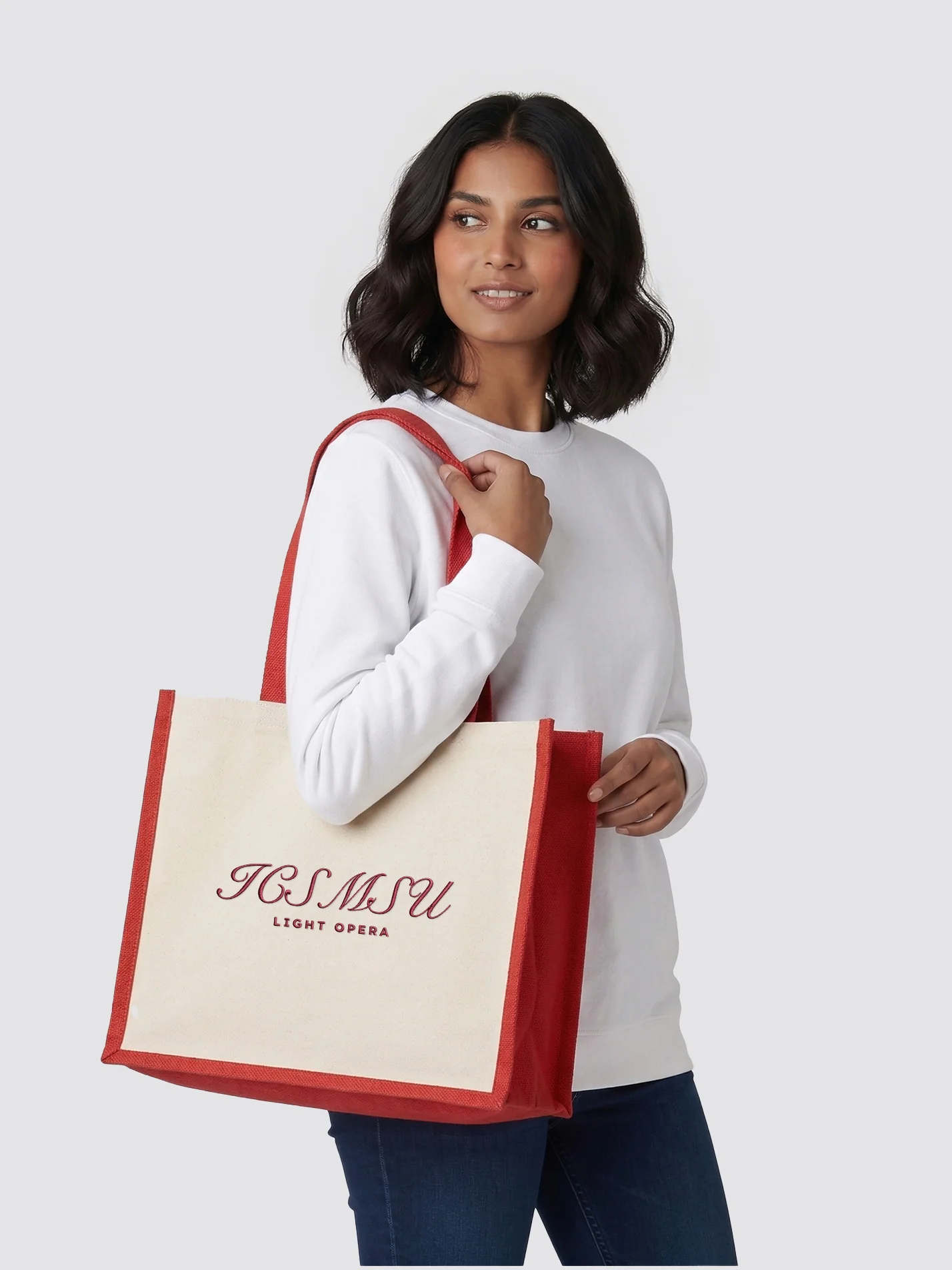 ICSM Light Opera Heritage Jute Canvas Shopper - Image 2