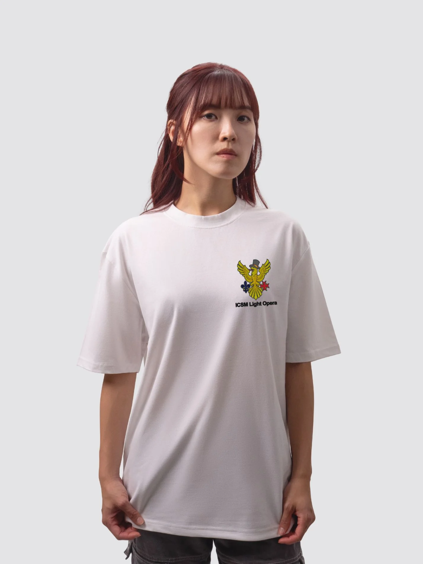 ICSM Light Opera Unisex Heavy Oversized T-Shirt - Image 4