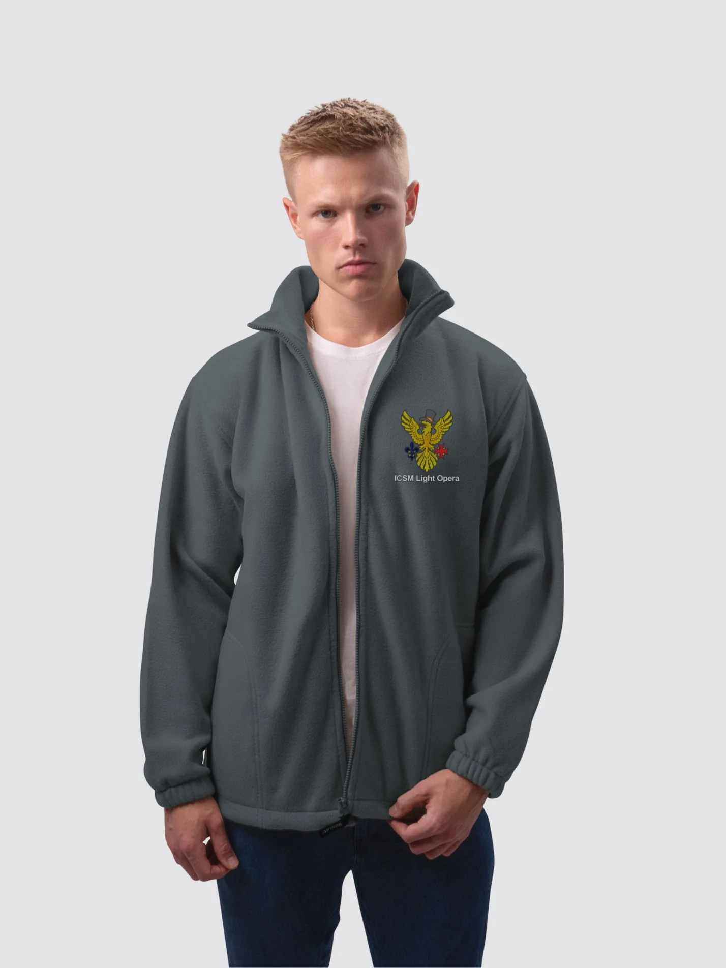 ICSM Light Opera Unisex Polar Full Zip Fleece - Image 9