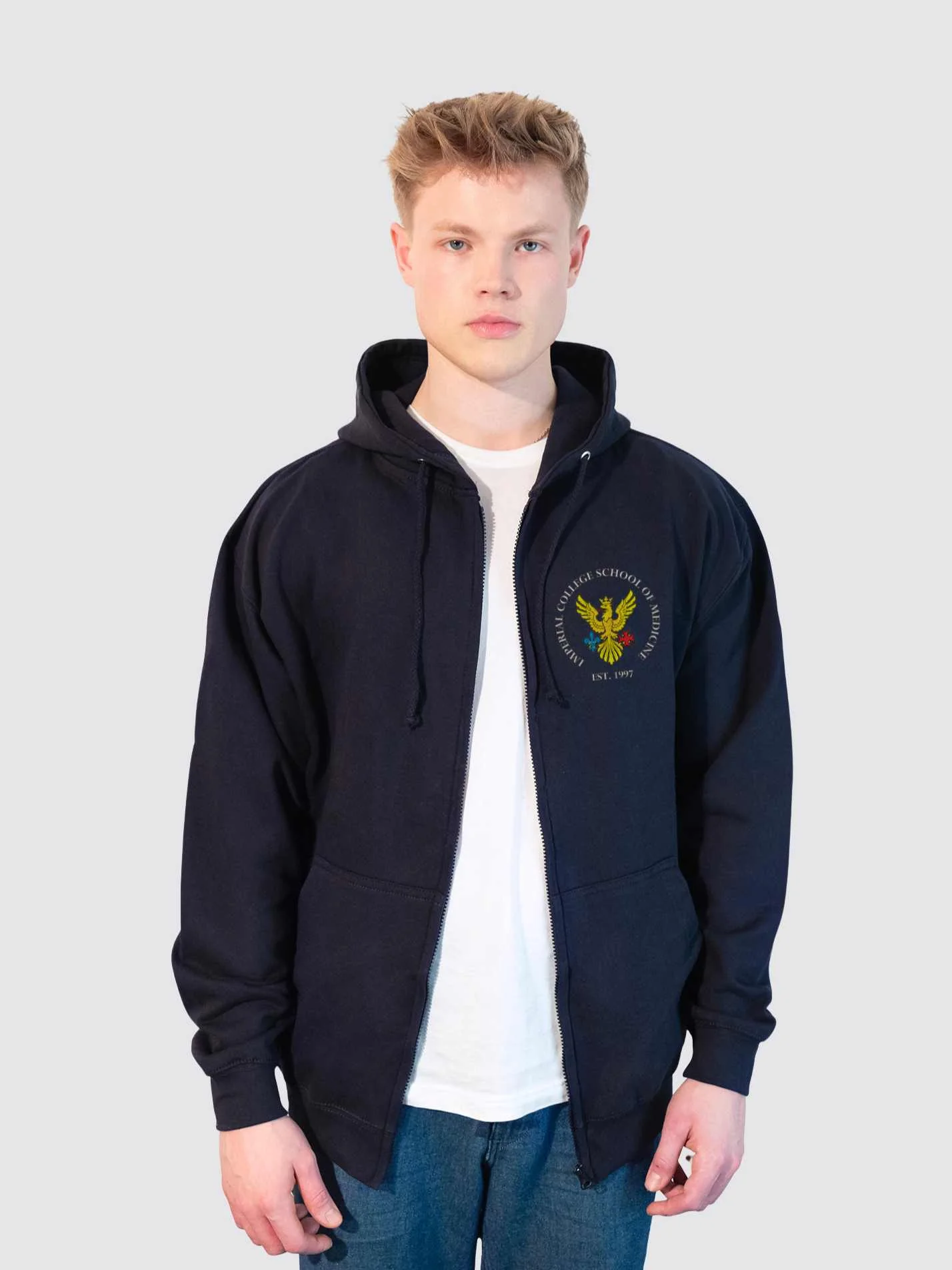 ICSM MBBS Zip-Up Unisex Hoodie - Image 6