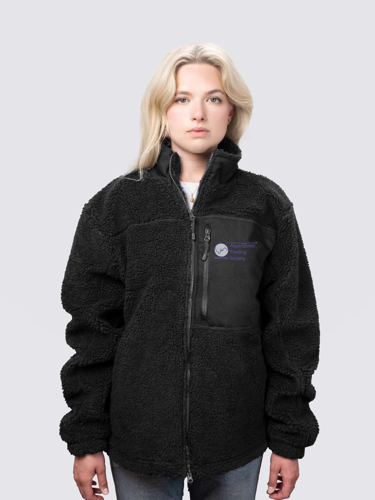 Imperial Algorithmic Trading Unisex Fluffy Sherpa Fleece Jacket