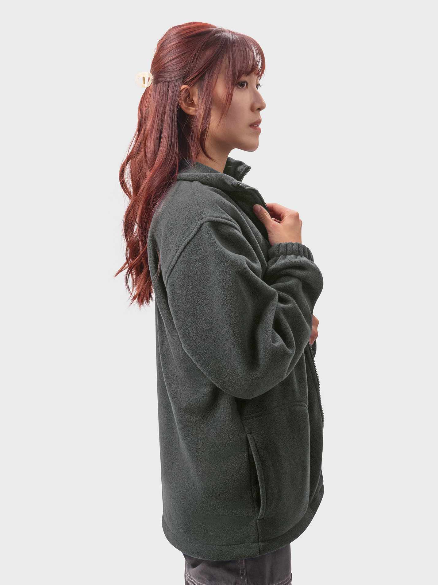 Newnham College Boat Club Unisex Polar Full Zip Fleece - Image 10