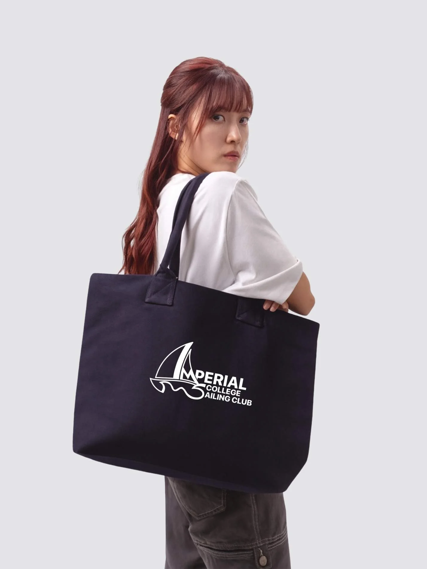 Imperial College Sailing Club Cotton Canvas Printed Shopper Bag
