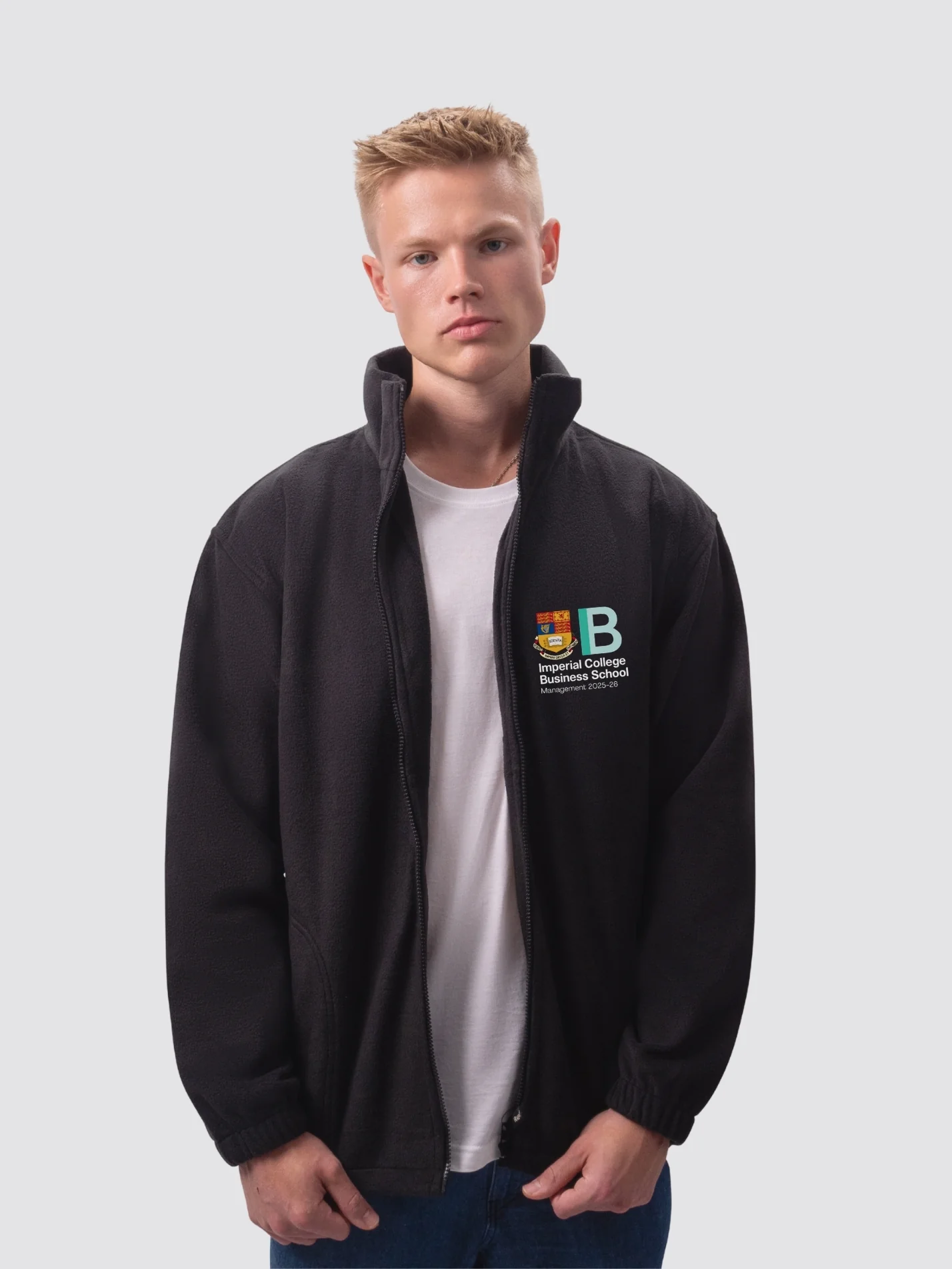 Imperial Management Society Unisex Polar Full Zip Fleece