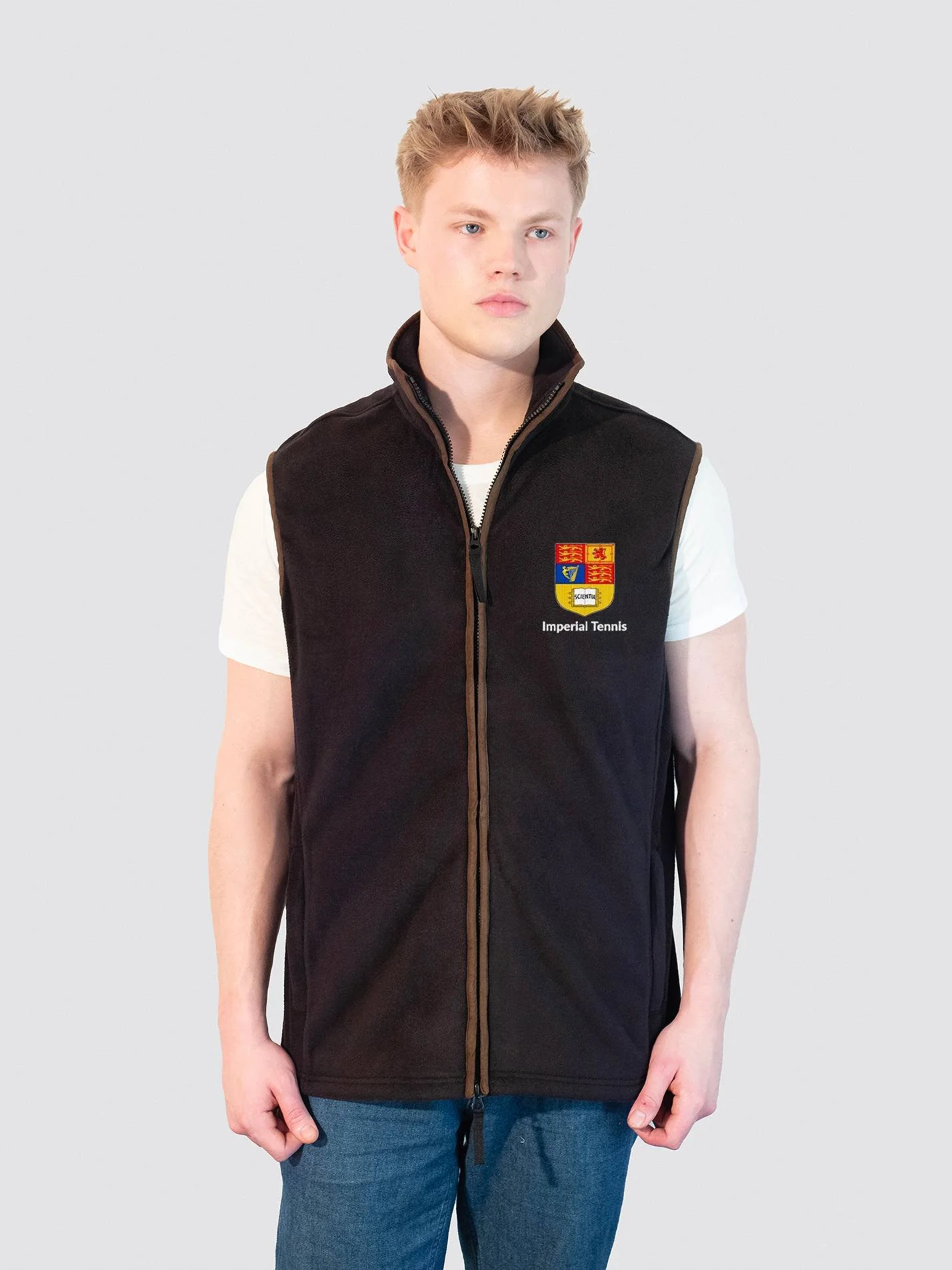 Imperial Tennis Men's Heritage Gilet Fleece - Image 4