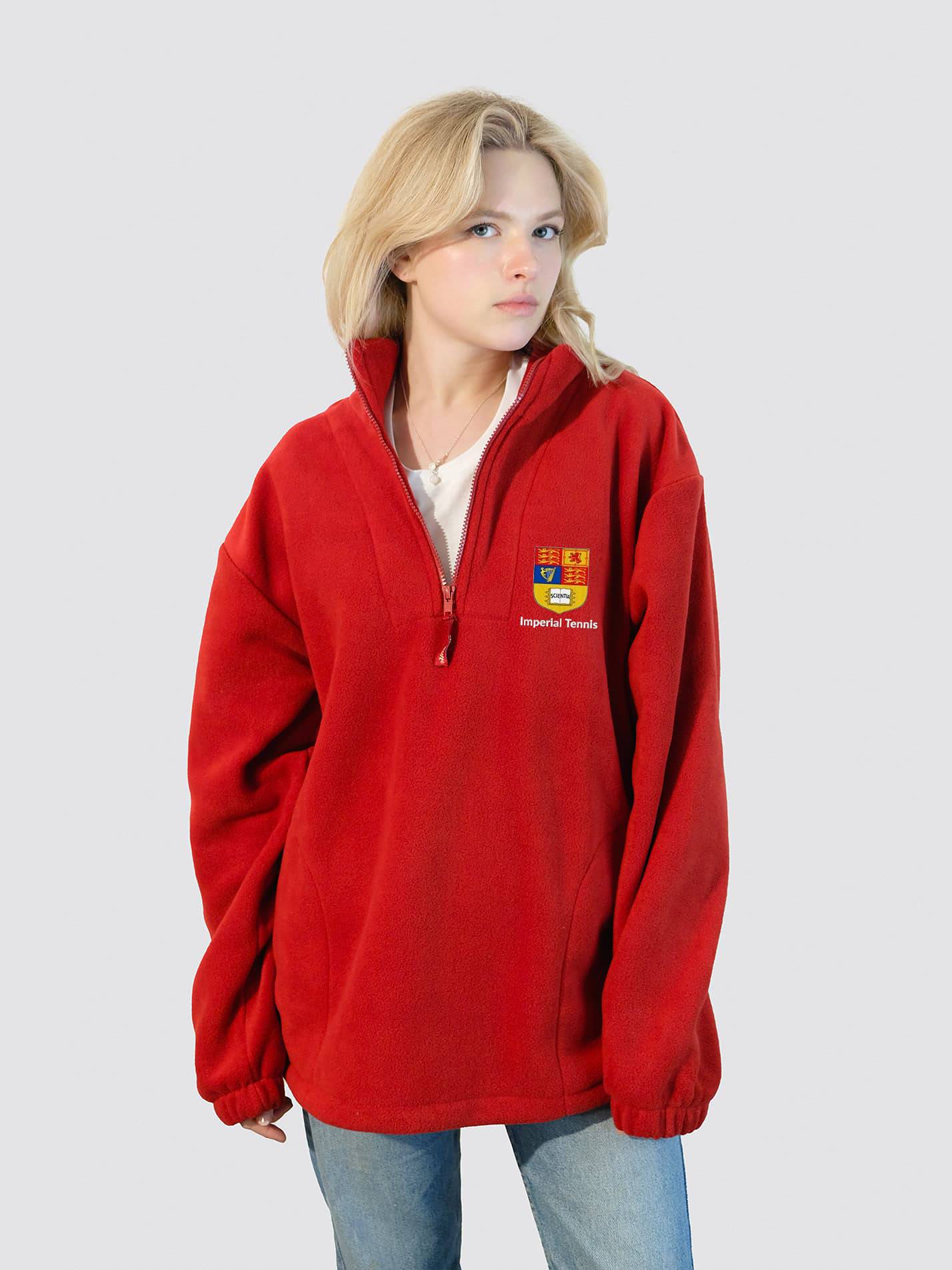 Imperial Tennis Unisex 1/4 Zip Fleece - Image 4