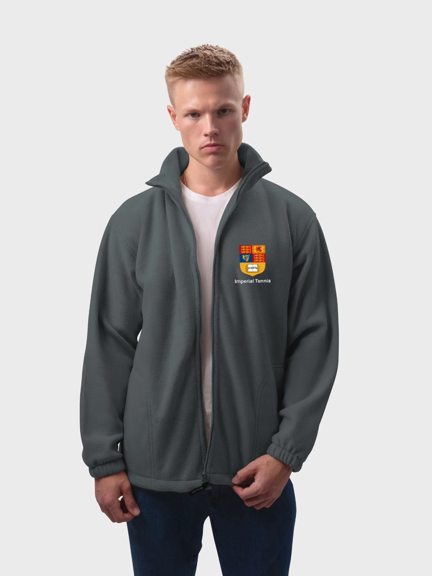 Imperial Tennis Unisex Polar Full Zip Fleece - Image 7