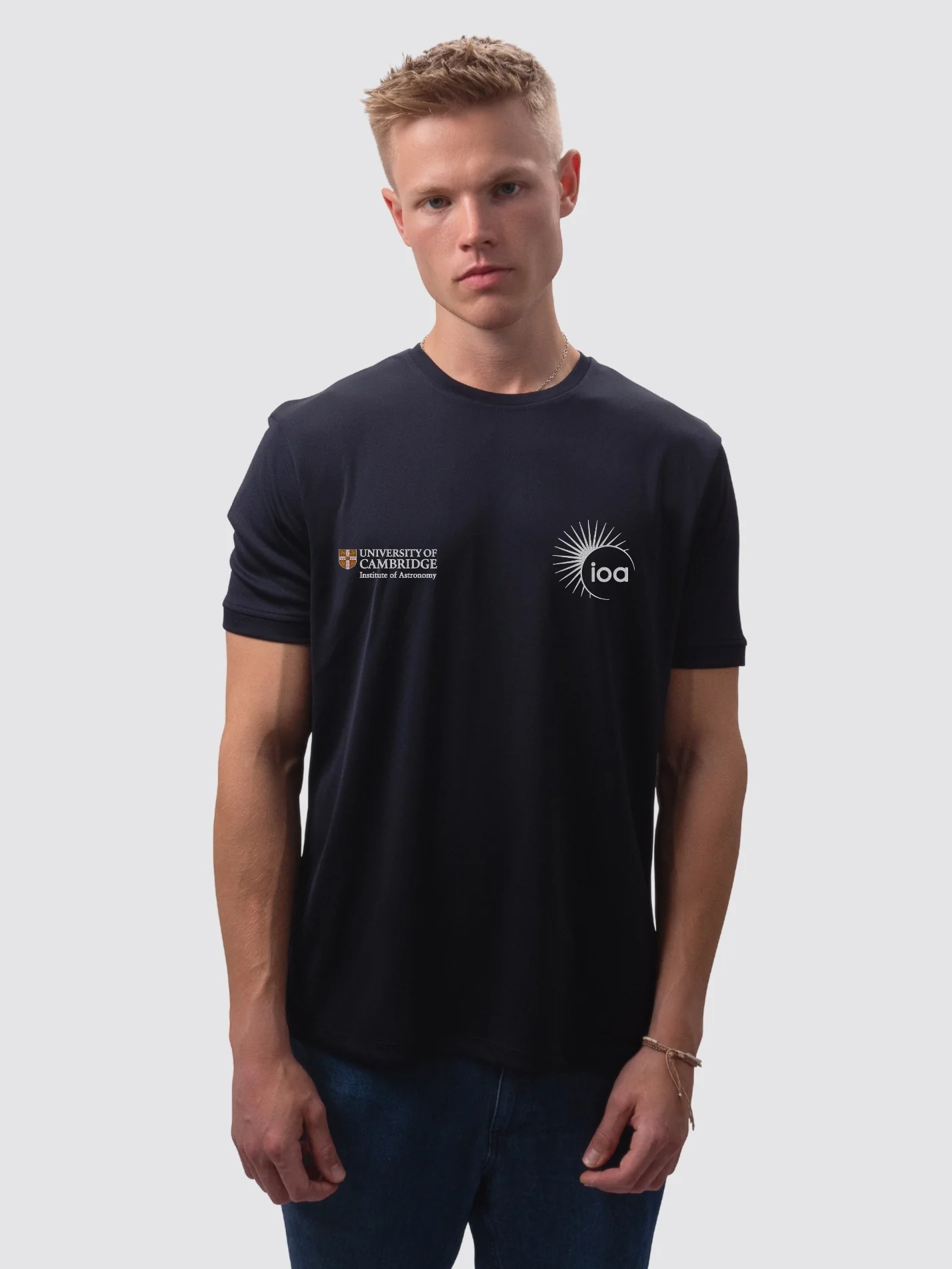 Institute of Astronomy Sustainable Men's Performance T-Shirt - Image 4