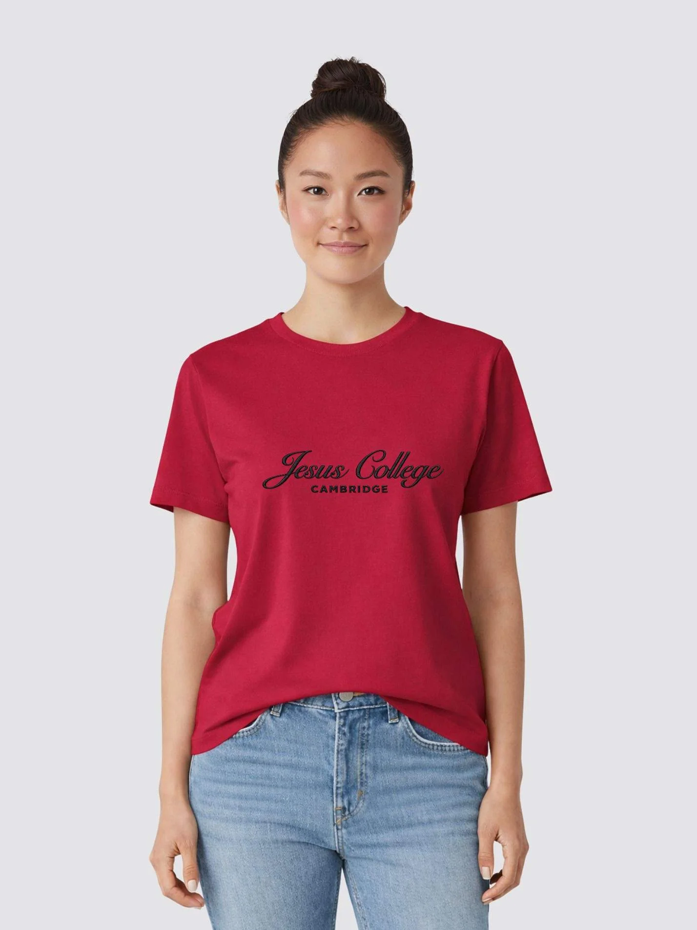 Jesus College Cambridge JCR Heritage Unisex Heavyweight T-Shirt - Image 2
