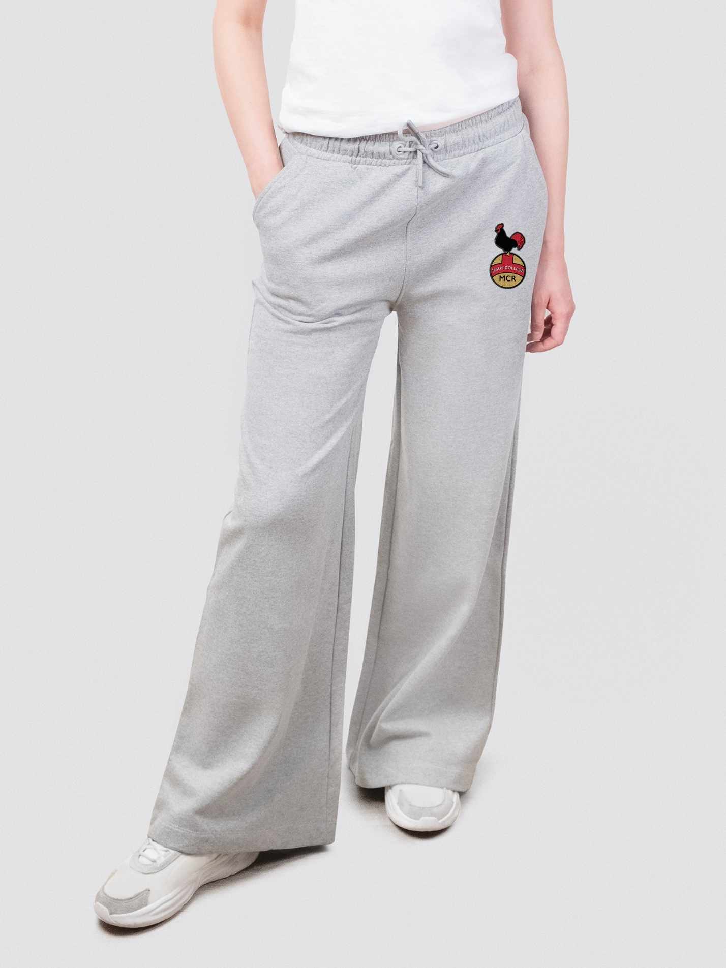Jesus College Cambridge MCR Modern Logo Ladies Wide-Leg Bottoms