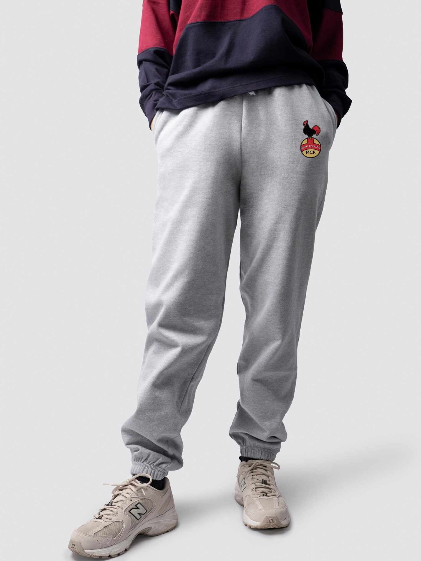 Jesus College Cambridge MCR Modern Logo Unisex Classic Fit Bottoms