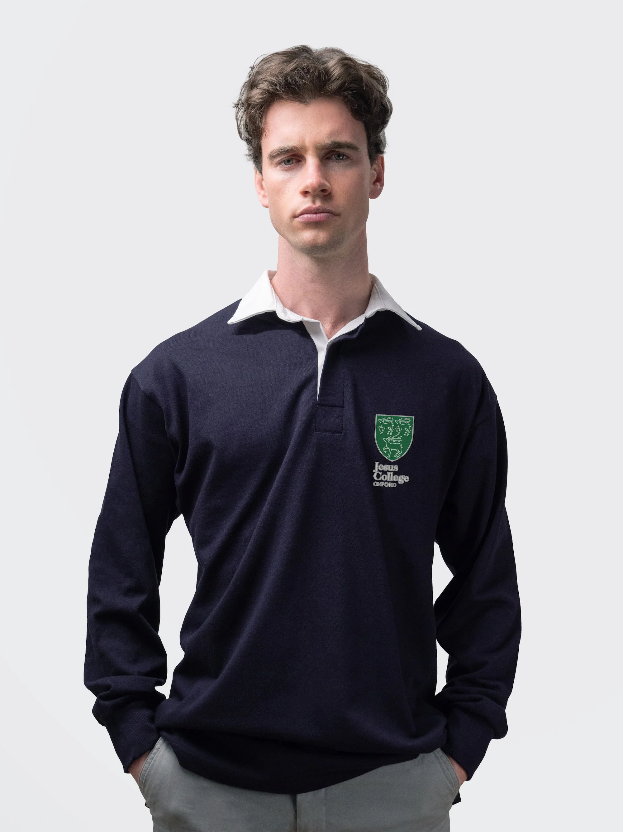Jesus College Oxford JCR Classic Men's Rugby Shirt
