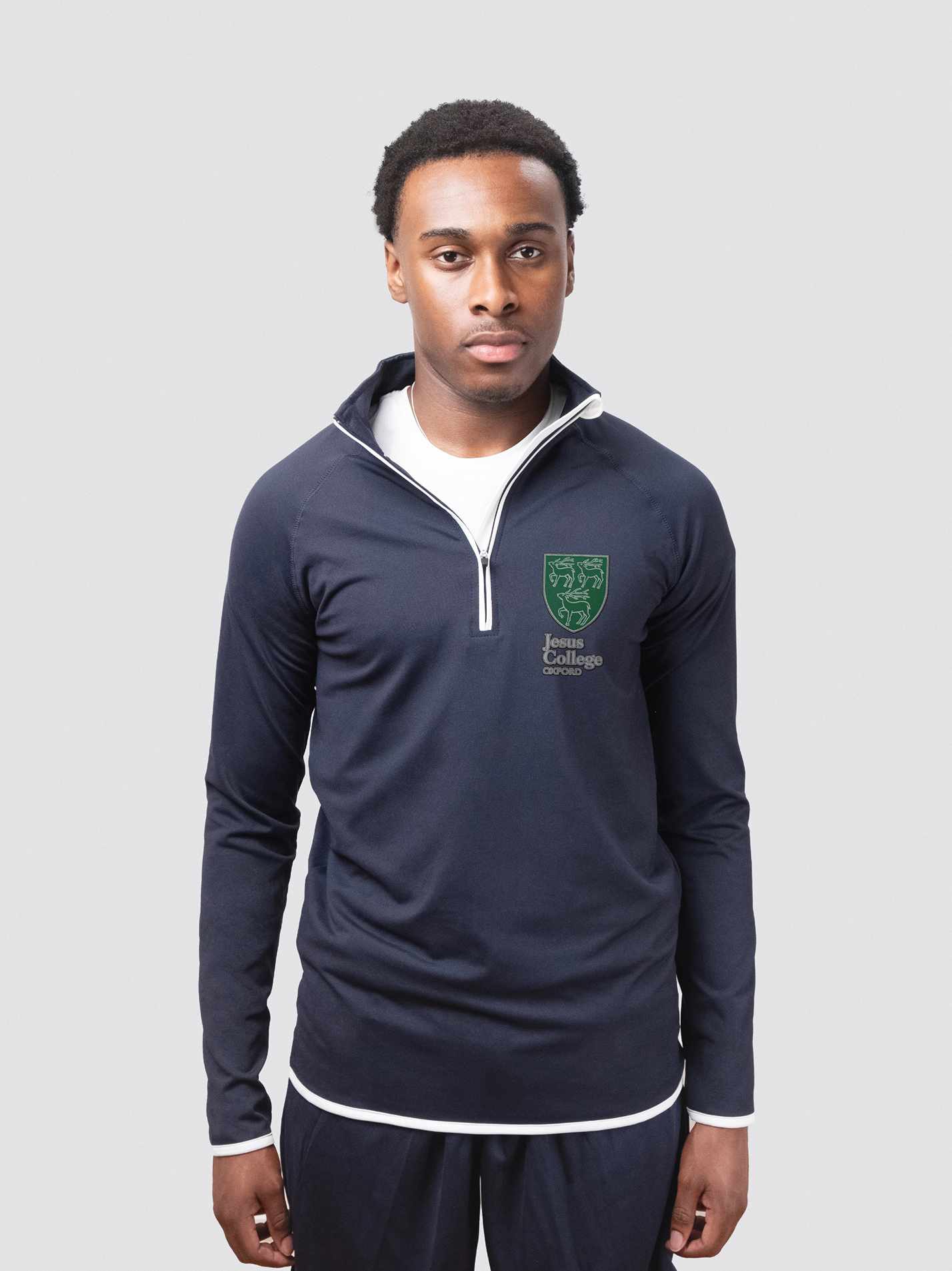 Jesus College Oxford MCR Men's Performance 1/4 Zip Sweatshirt