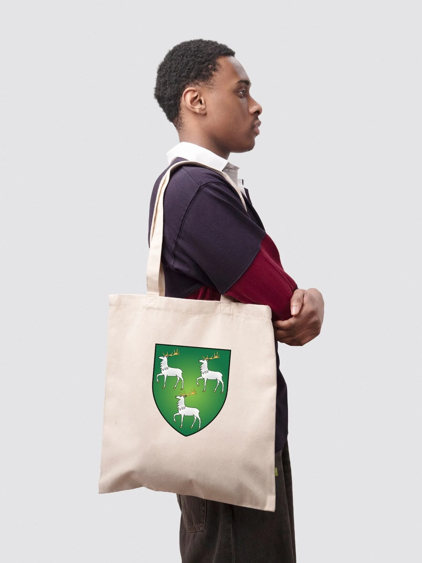 Jesus College Oxford JCR Organic Cotton Printed Tote Bag - Image 2