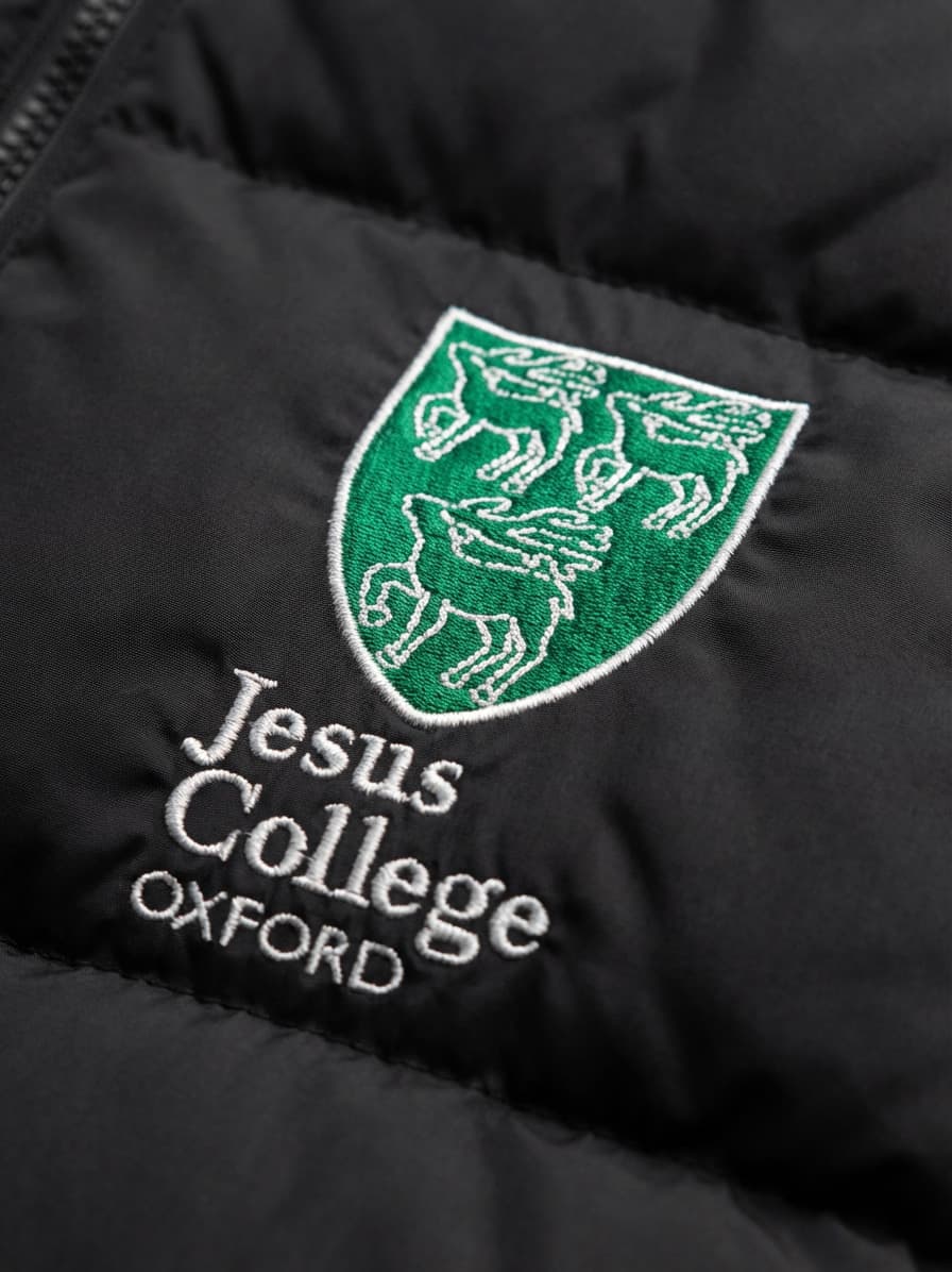 Jesus College Oxford JCR Ladies Puffer Jacket - Image 3