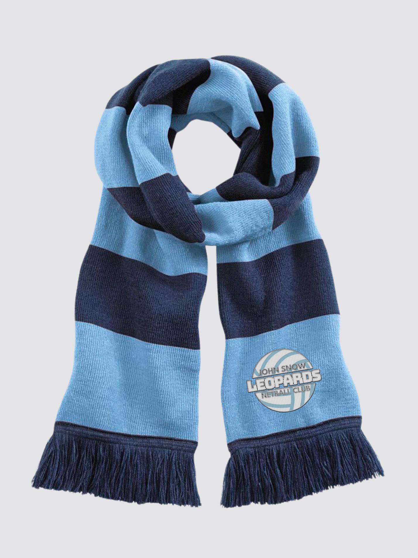 John Snow Netball Club Striped Scarf