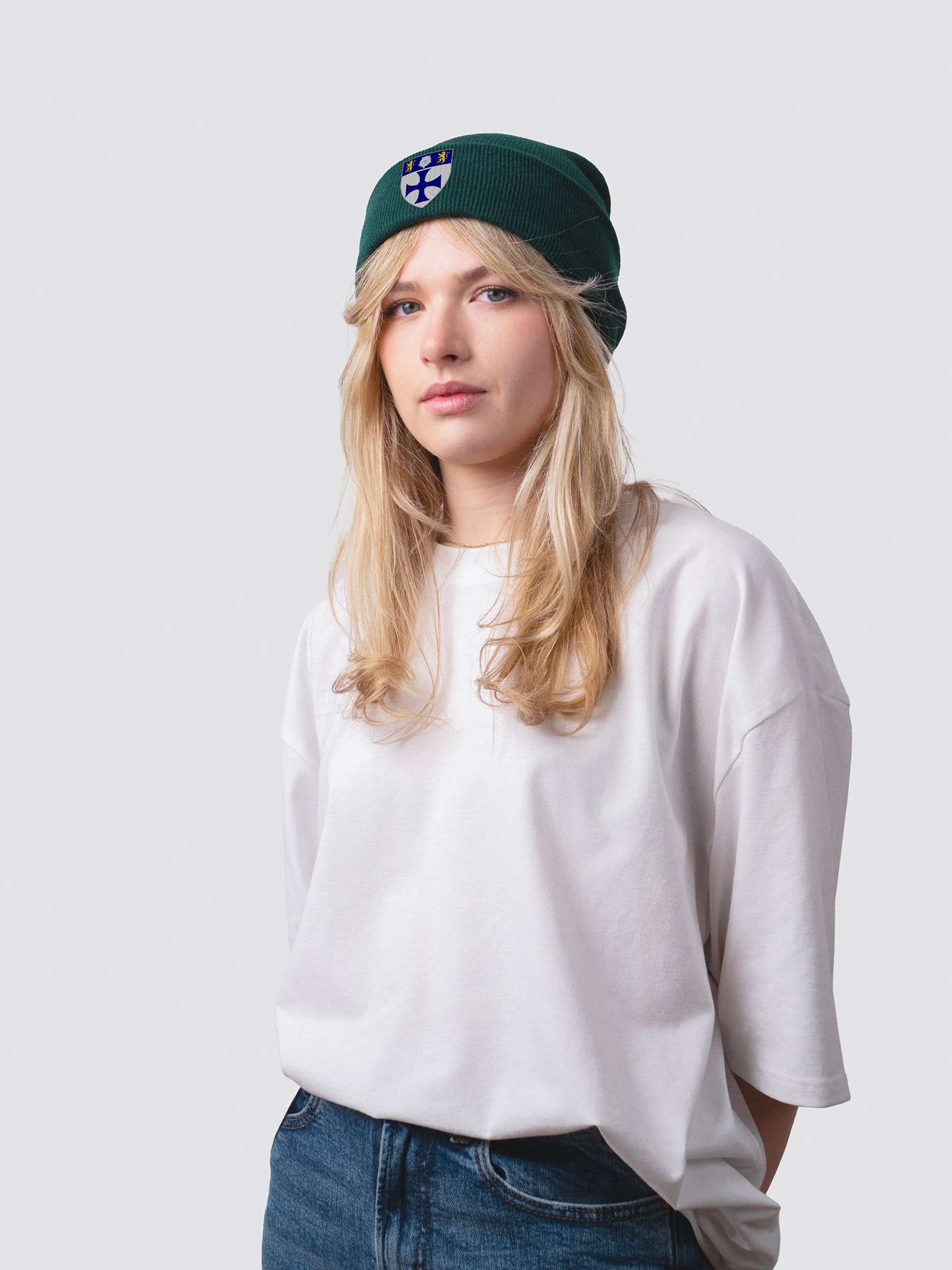 John Snow Netball Club Sustainable Cuffed Beanie - Image 3