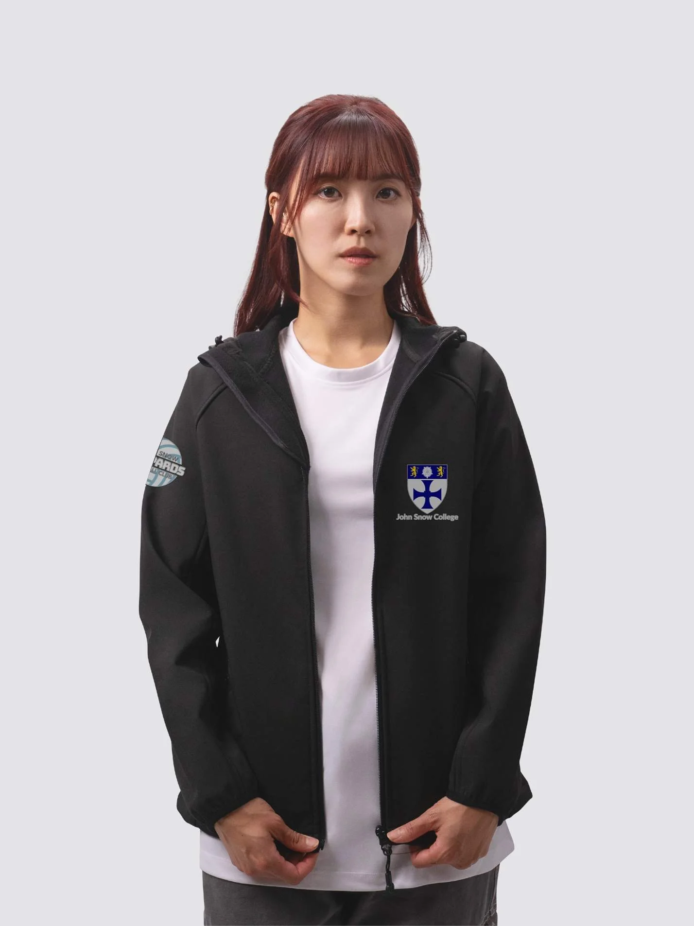 John Snow Netball Club Sustainable Ladies Hooded Soft Shell Jacket