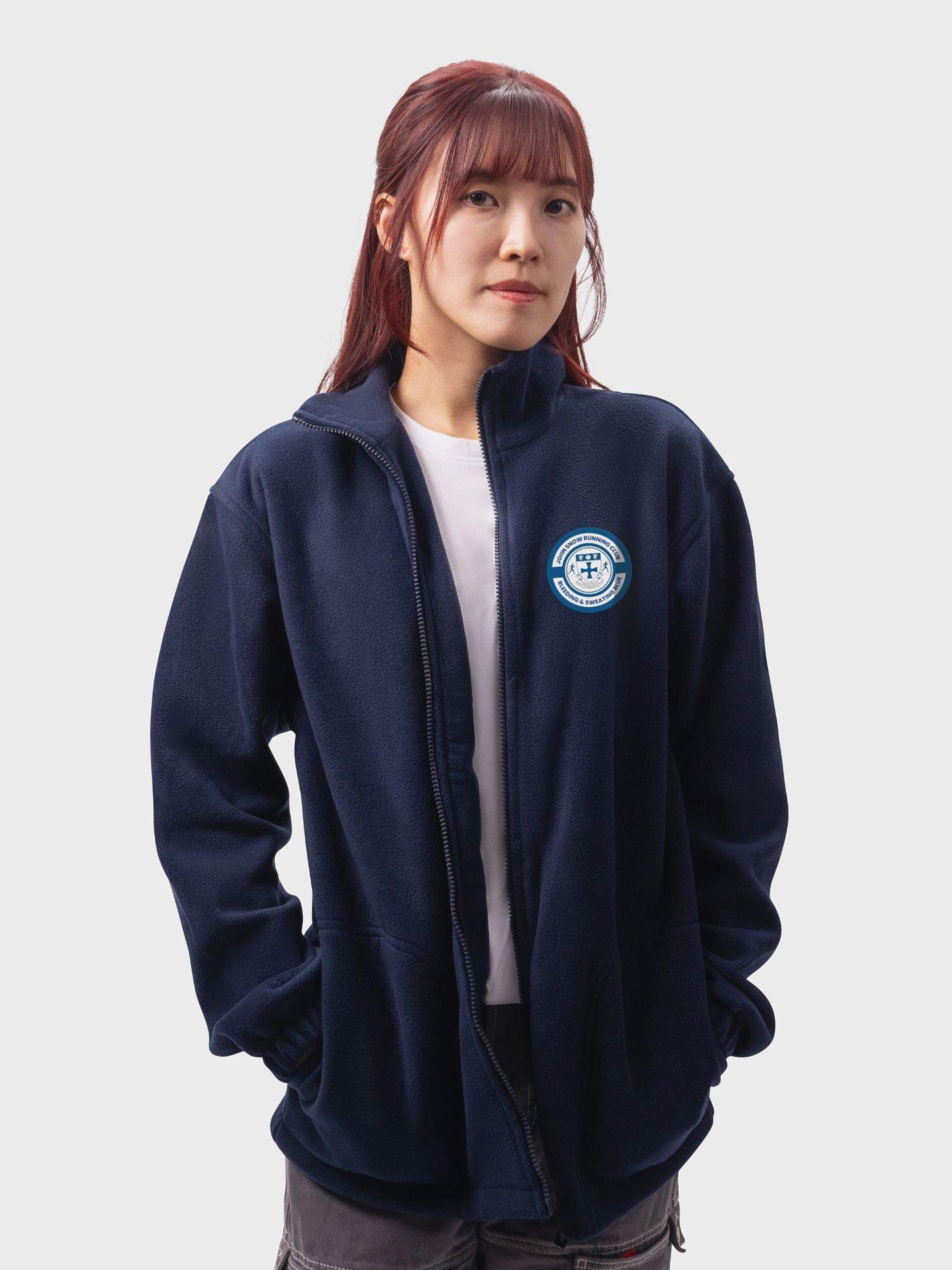 John Snow Running Club Unisex Polar Full Zip Fleece - Image 3