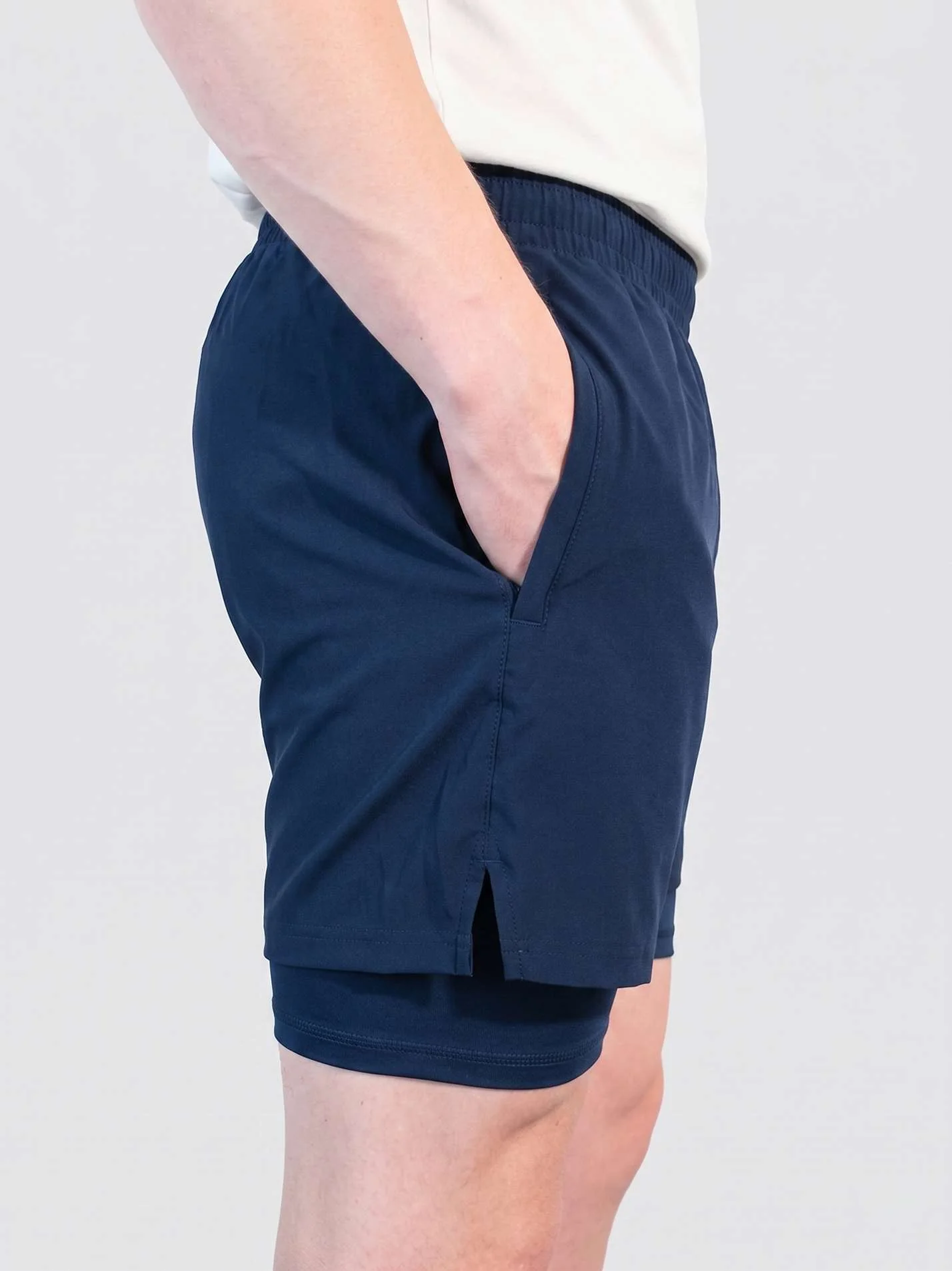 Ashdown Hall Men's Dual Layer Sports Shorts - Image 3