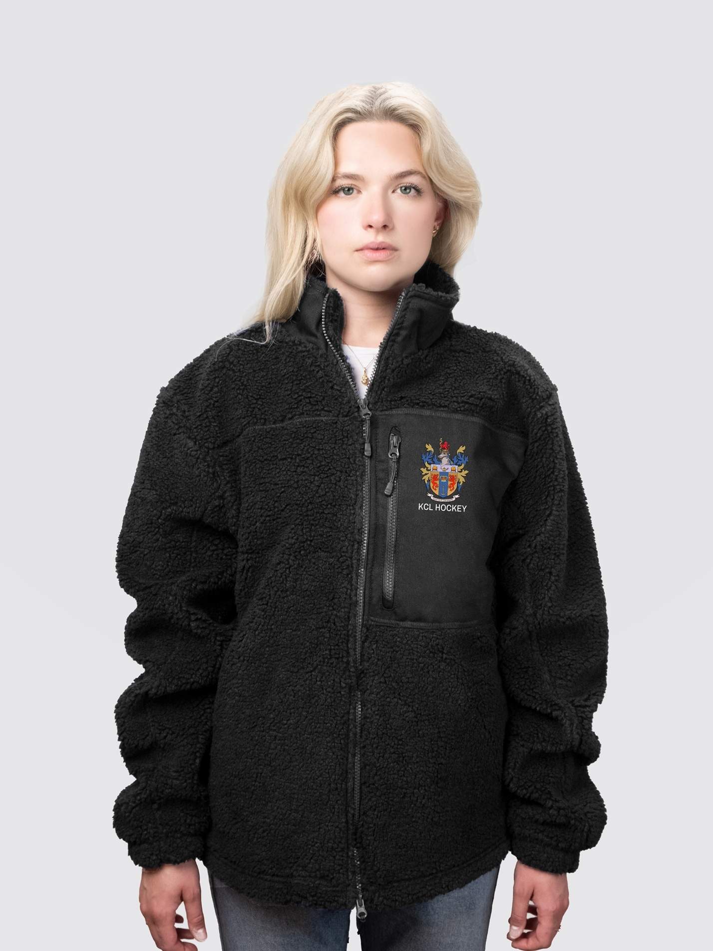 KCL Hockey Unisex Fluffy Sherpa Fleece Jacket