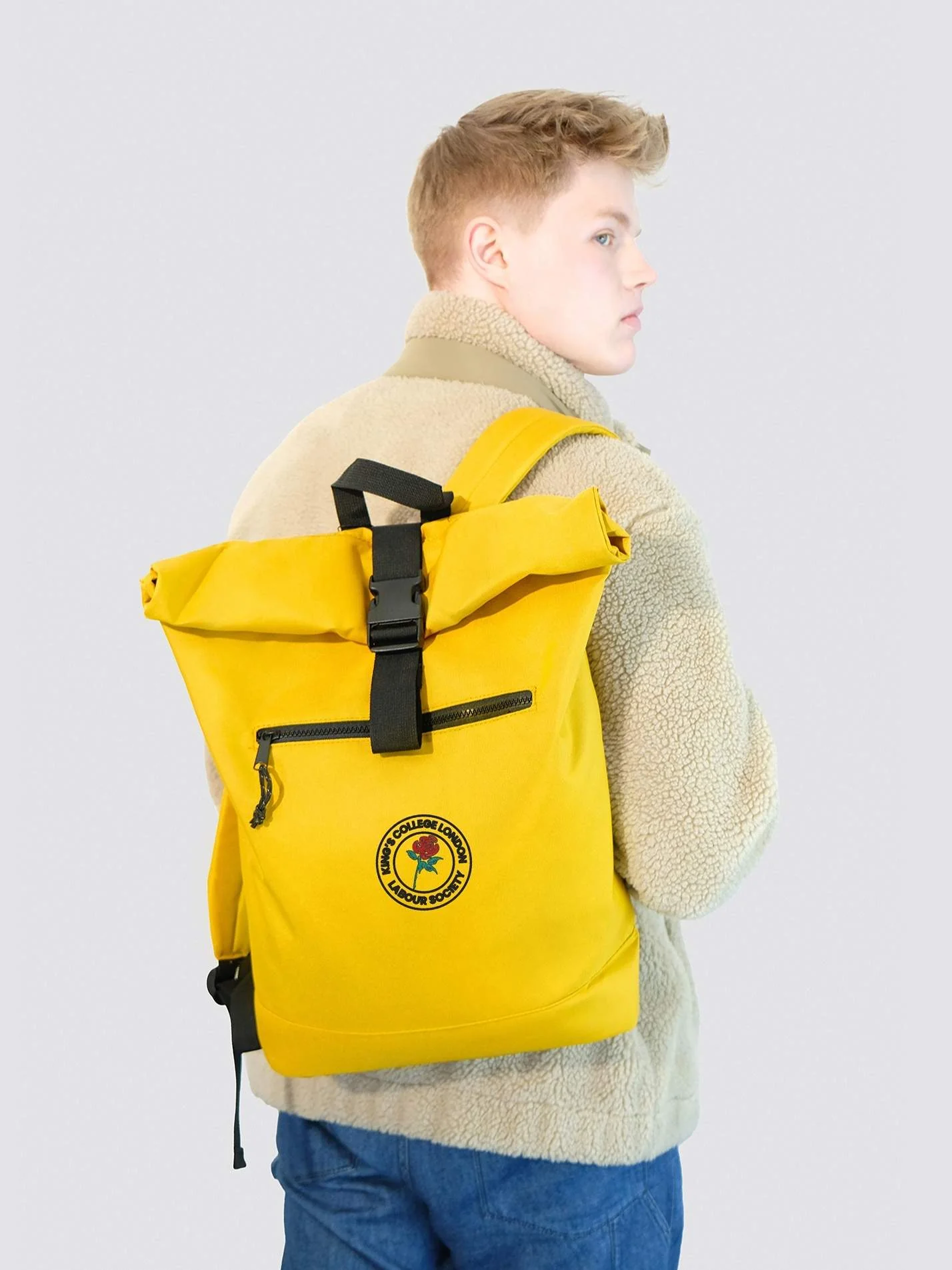 KCL Labour Roll Top Backpack - Image 8
