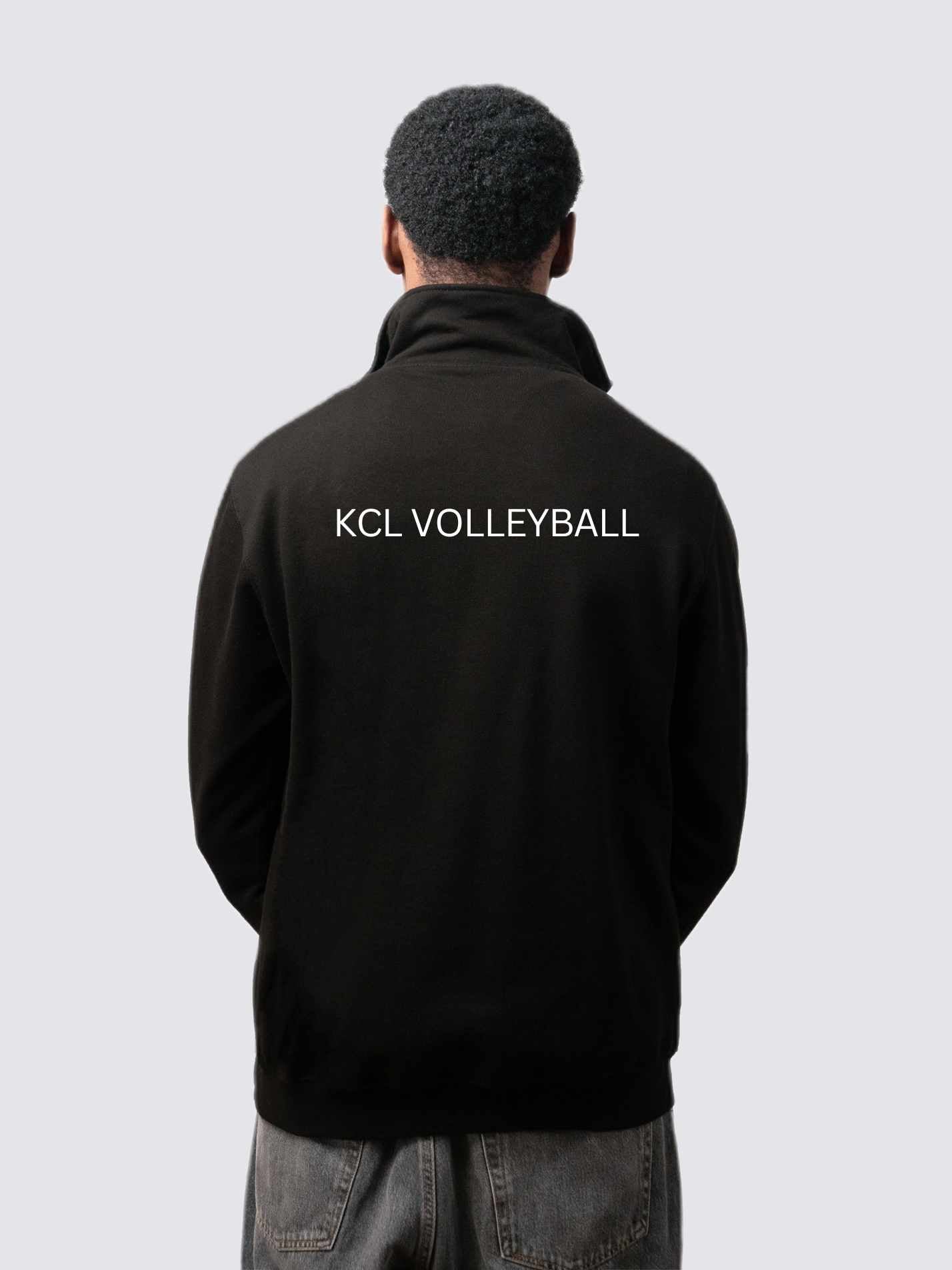 KCL MENS Volleyball Unisex 1/4 Zip Sweatshirt - Image 2