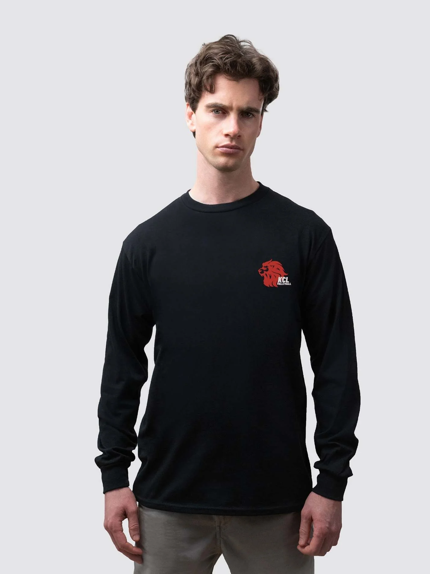KCL MENS Volleyball Unisex Cotton Long Sleeve T-Shirt