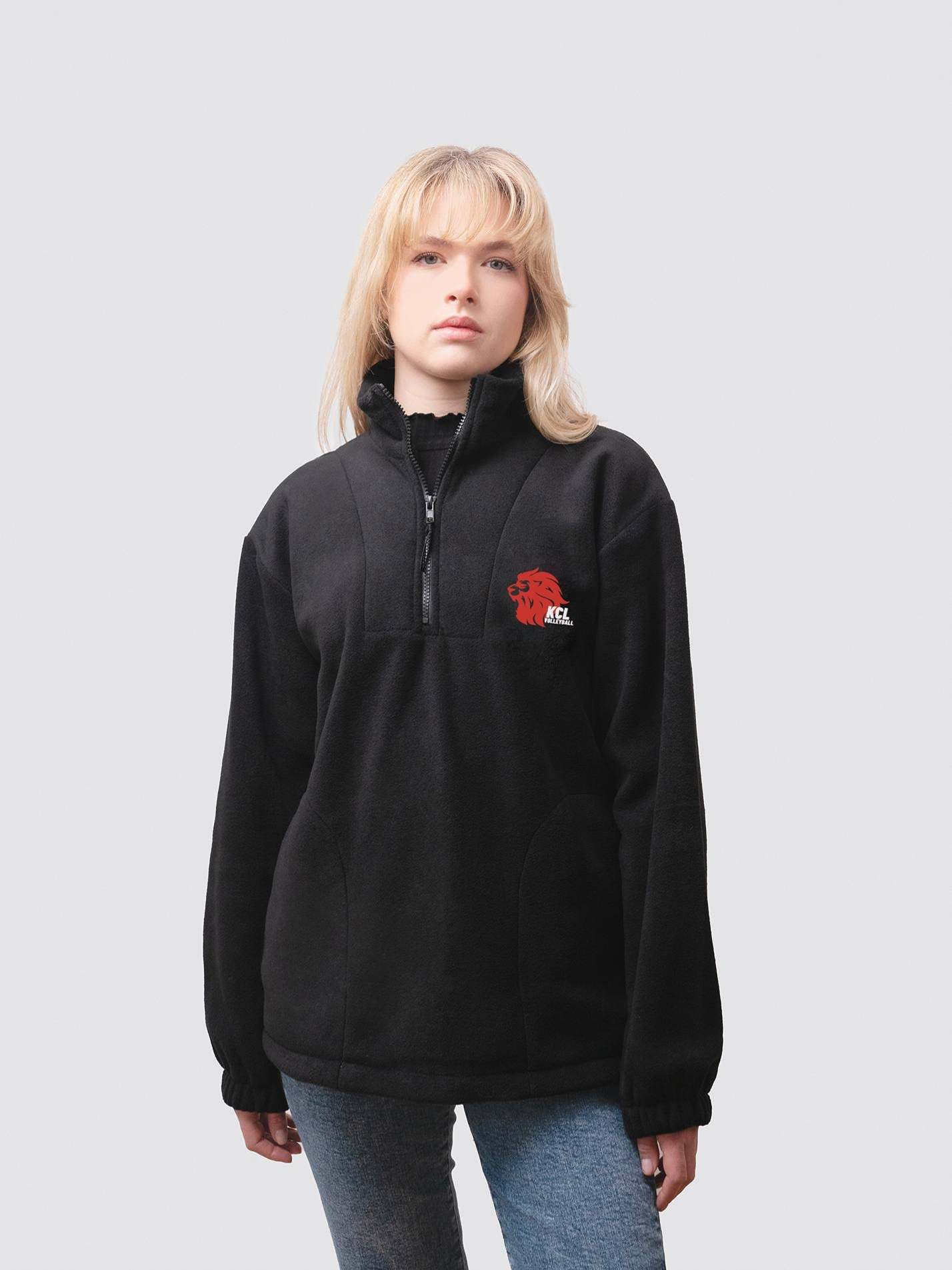 KCL Volleyball Unisex 1/4 Zip Fleece - Image 3