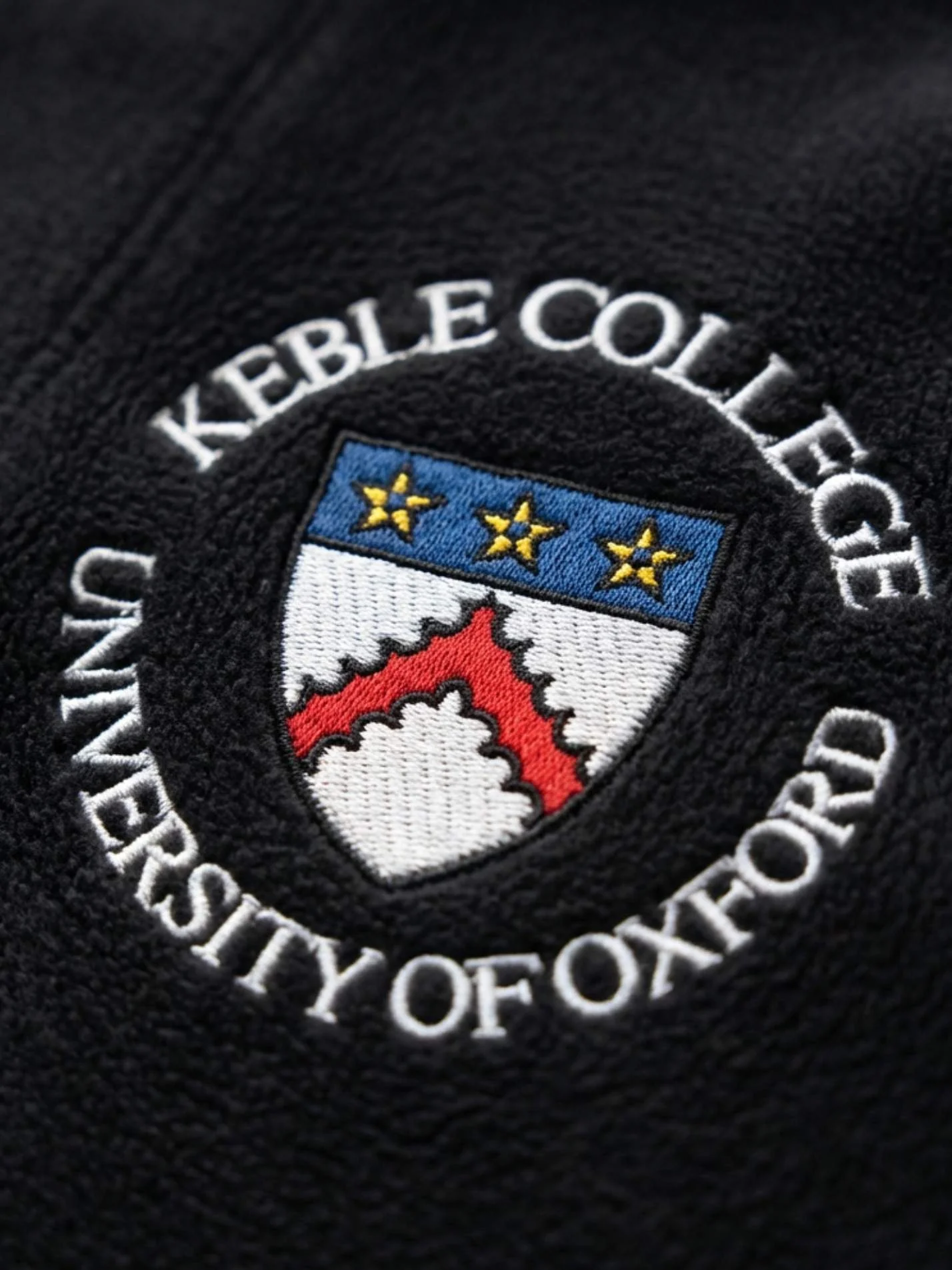 Keble College Oxford JCR Unisex 1/4 Zip Fleece - Image 3