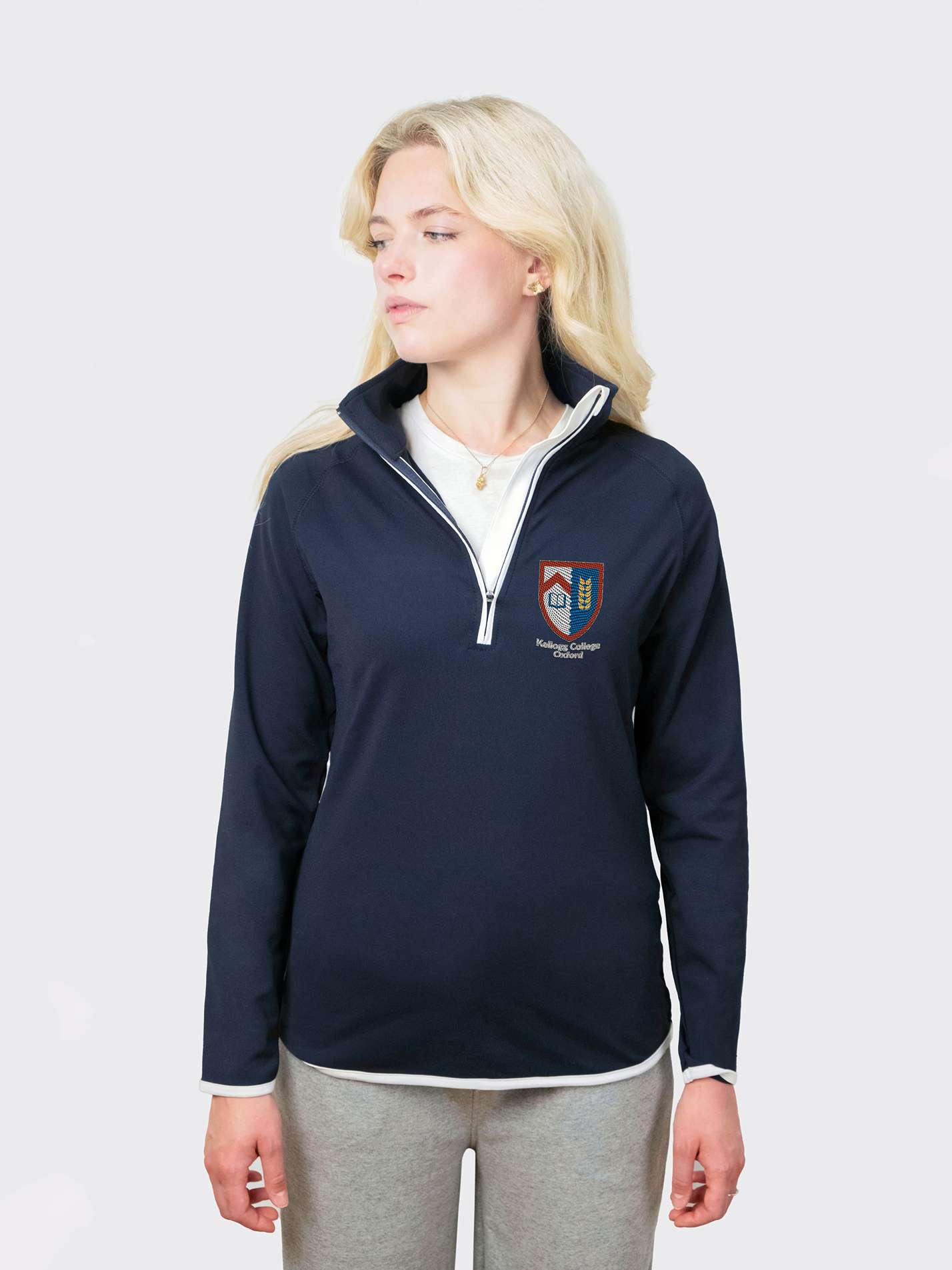 Kellogg College Oxford JCR Ladies Performance 1/4 Zip Sweatshirt
