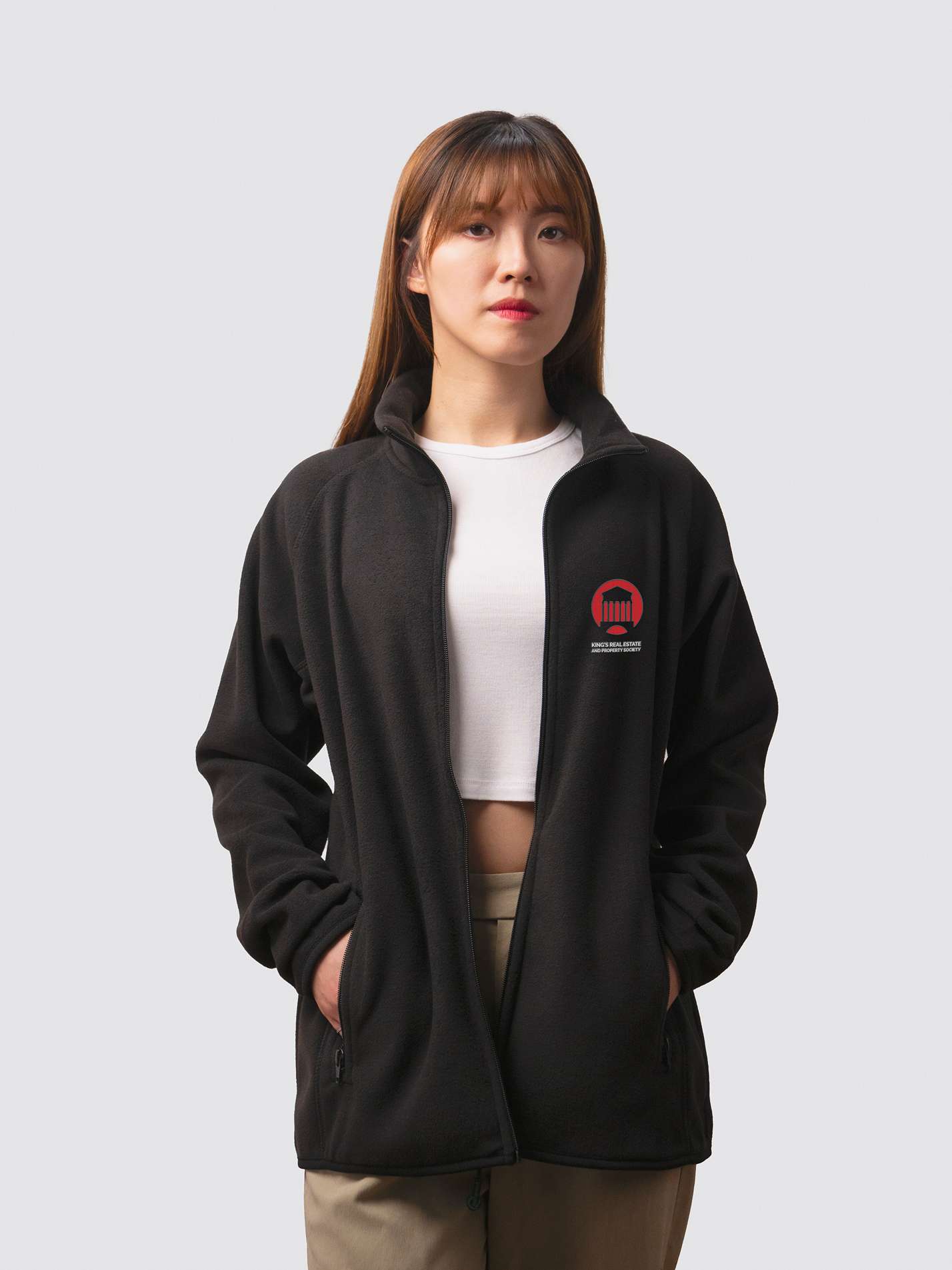 King’s Real Estate and Property Society Sustainable Unisex Full Zip Fleece