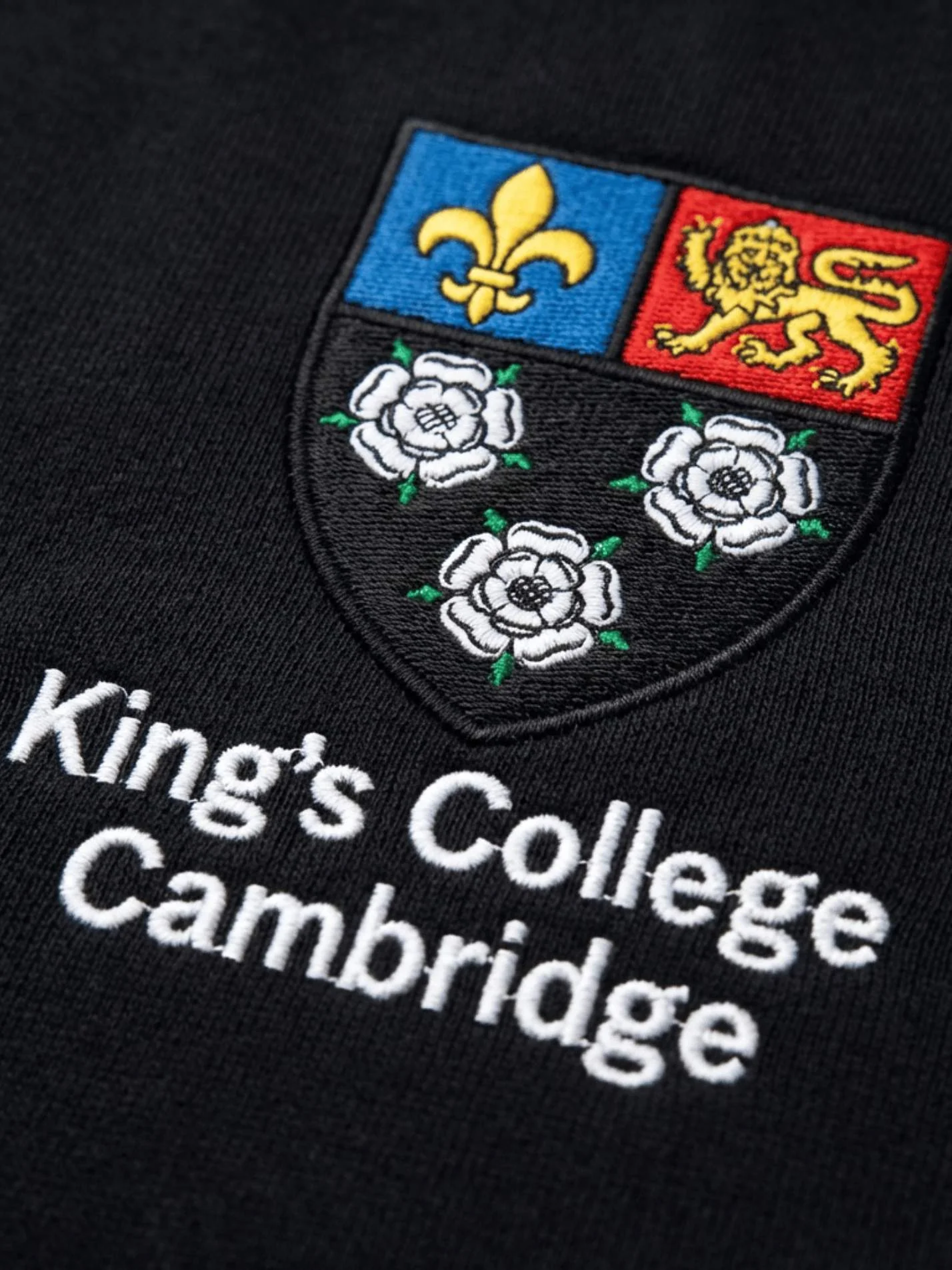 King's College Cambridge Unisex Fluffy Sherpa Fleece Jacket - Image 3
