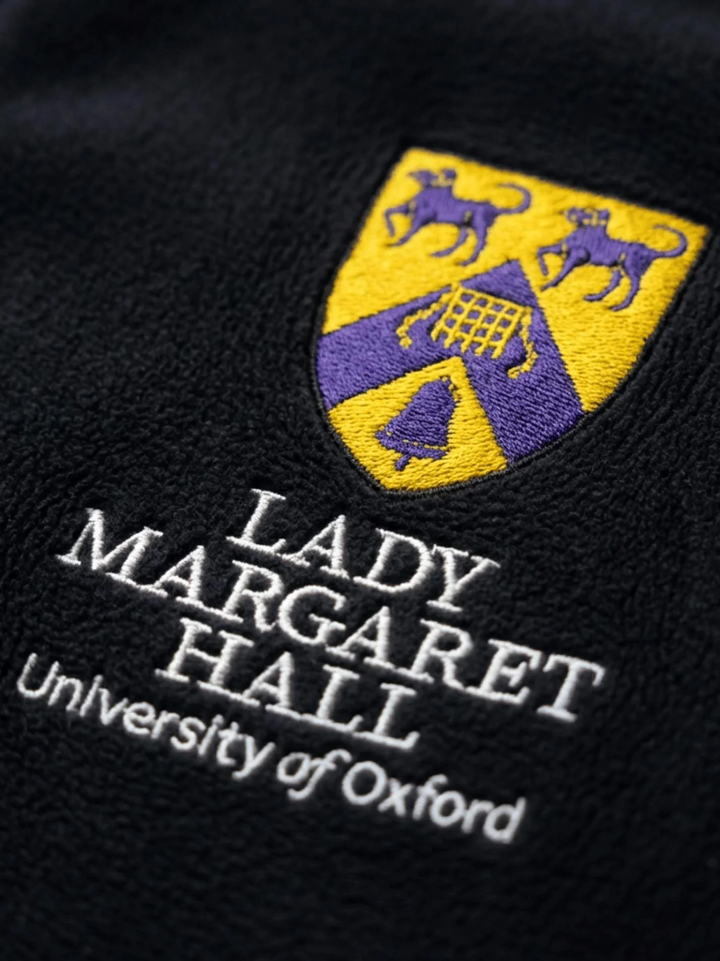 Lady Margaret Hall Oxford MCR Unisex 1/4 Zip Fleece - Image 3