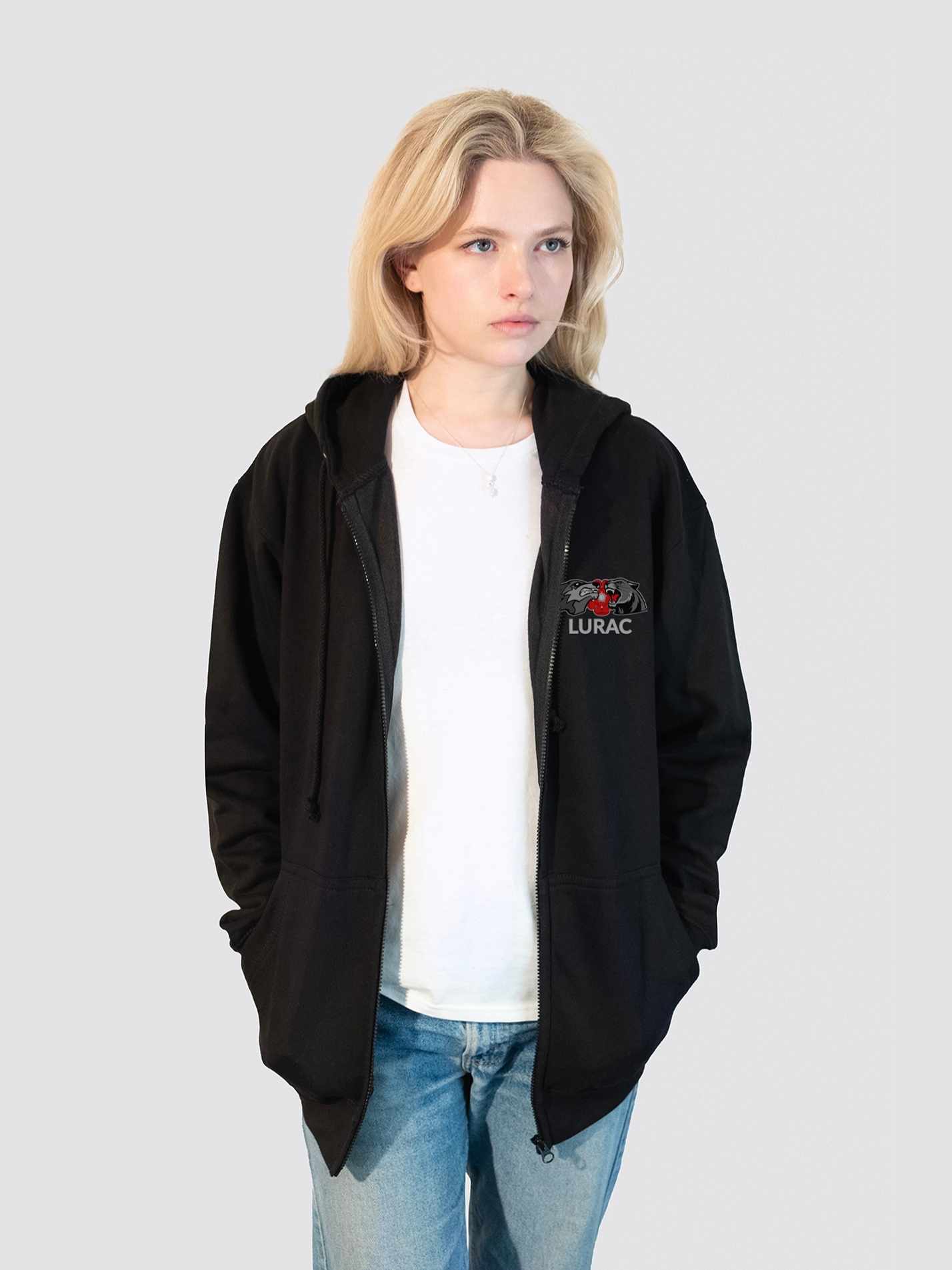 Lancaster Athletics Zip-Up Unisex Hoodie