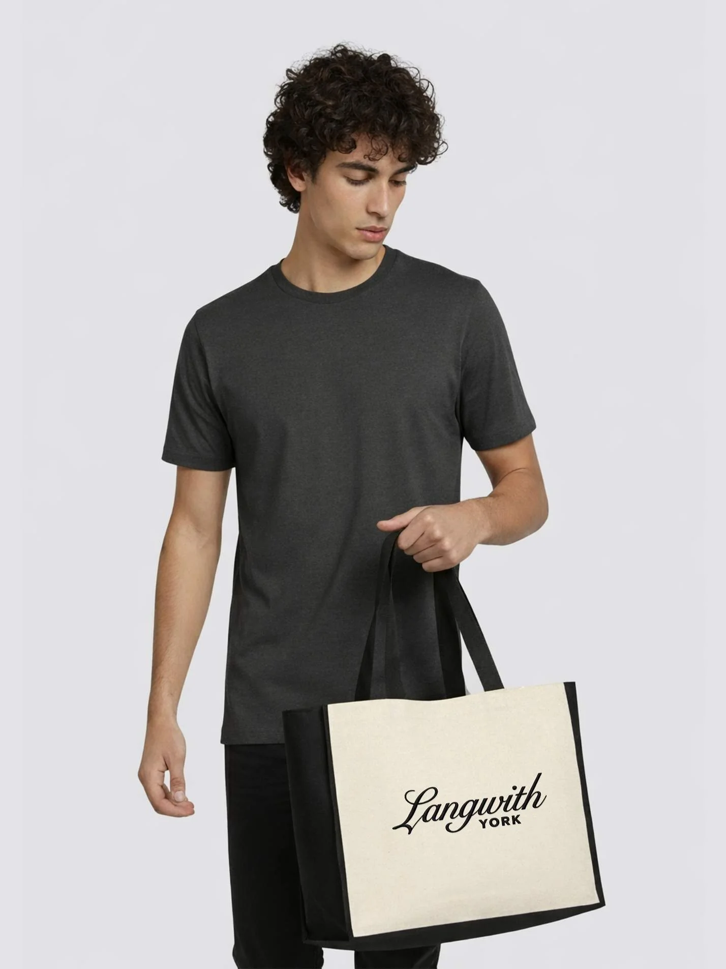Langwith College Heritage Jute Canvas Shopper - Image 2