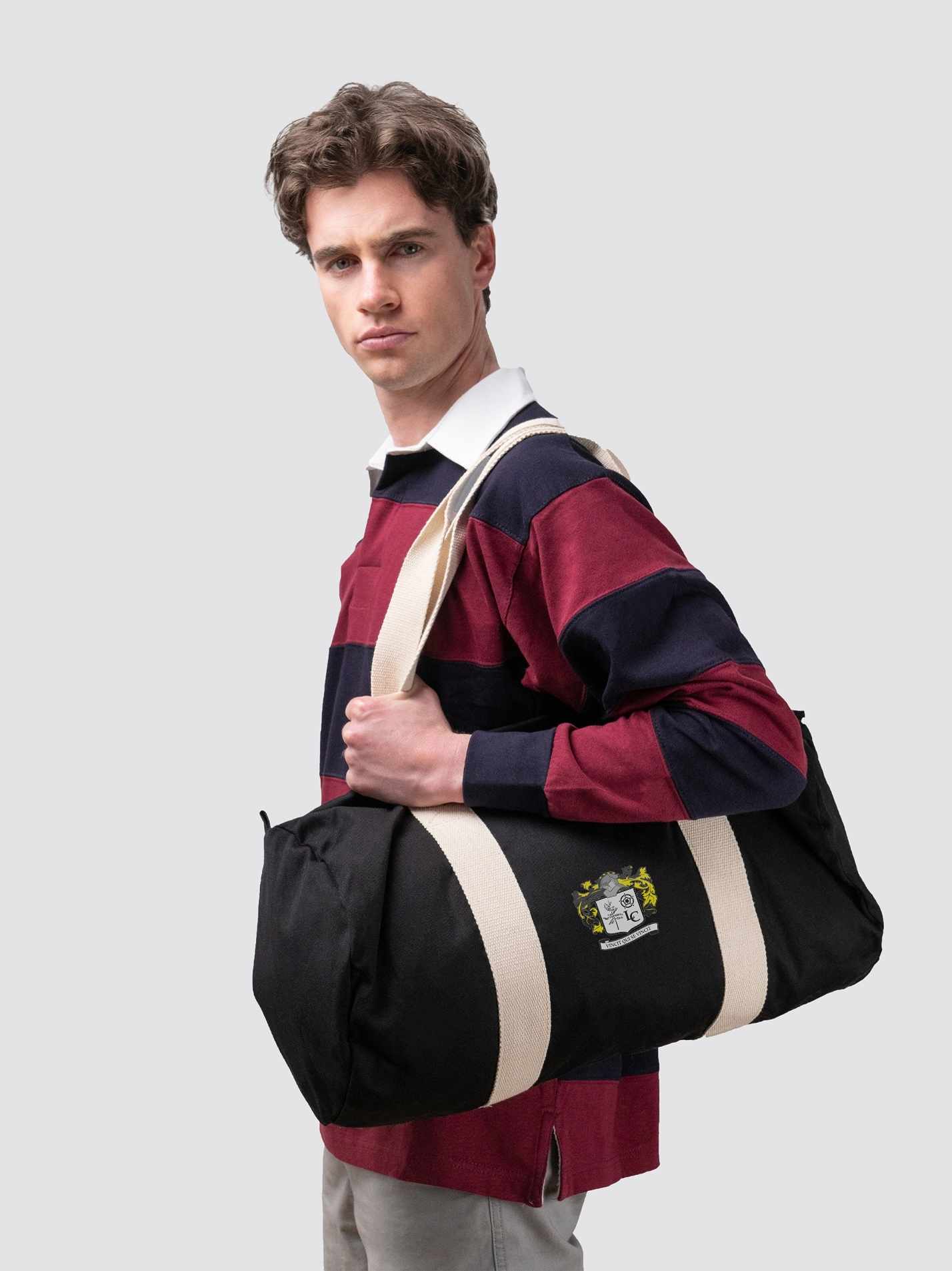 Langwith College Organic Cotton Canvas Barrel Bag
