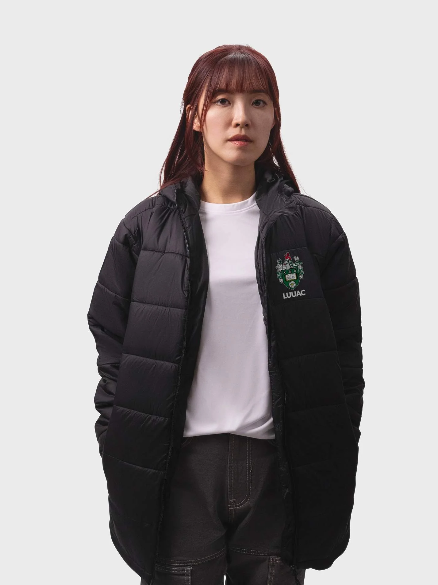 Leeds Athletics Sustainable Unisex Hooded Puffer Jacket