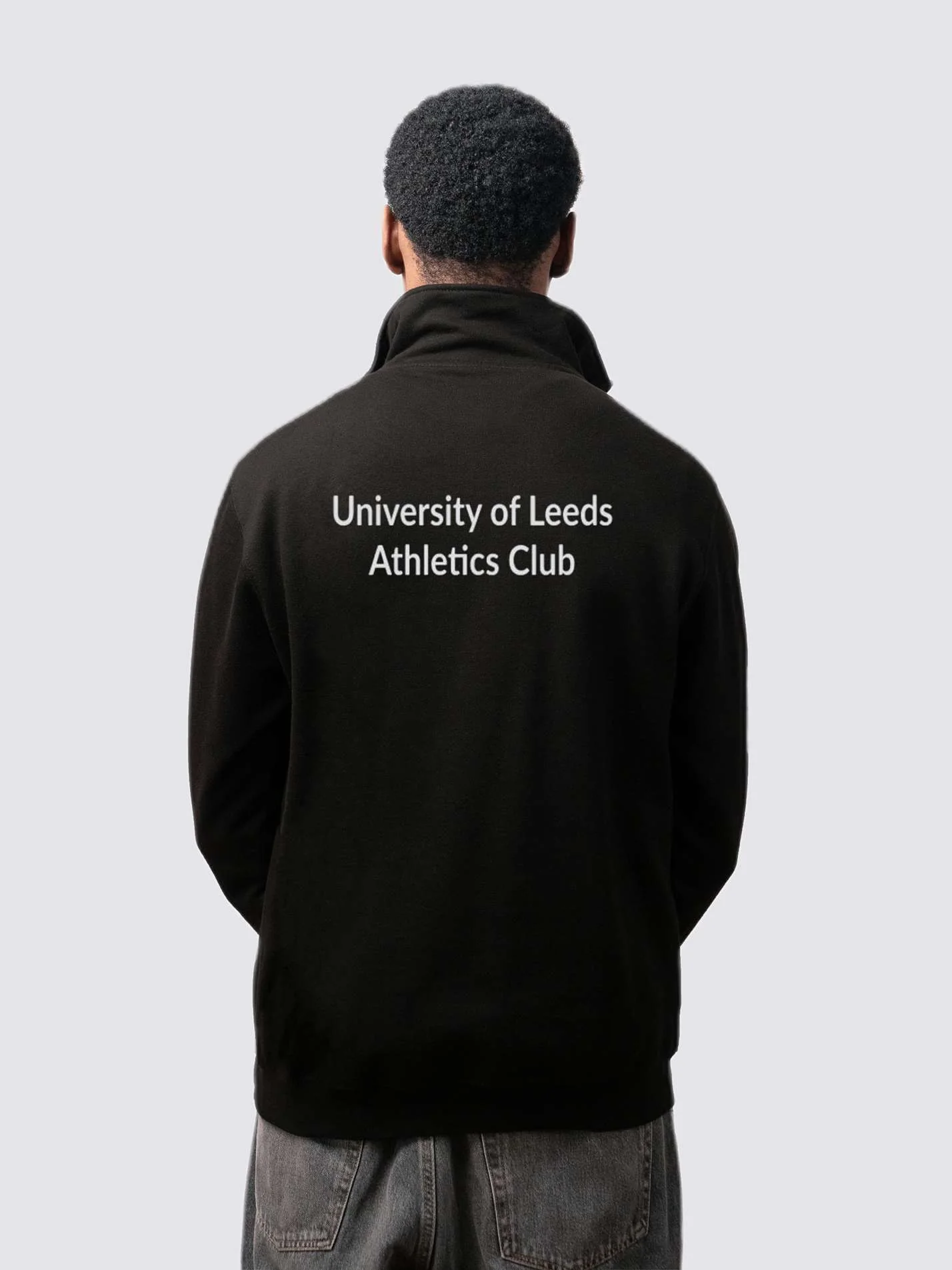 Leeds Athletics Unisex 1/4 Zip Sweatshirt - Image 3