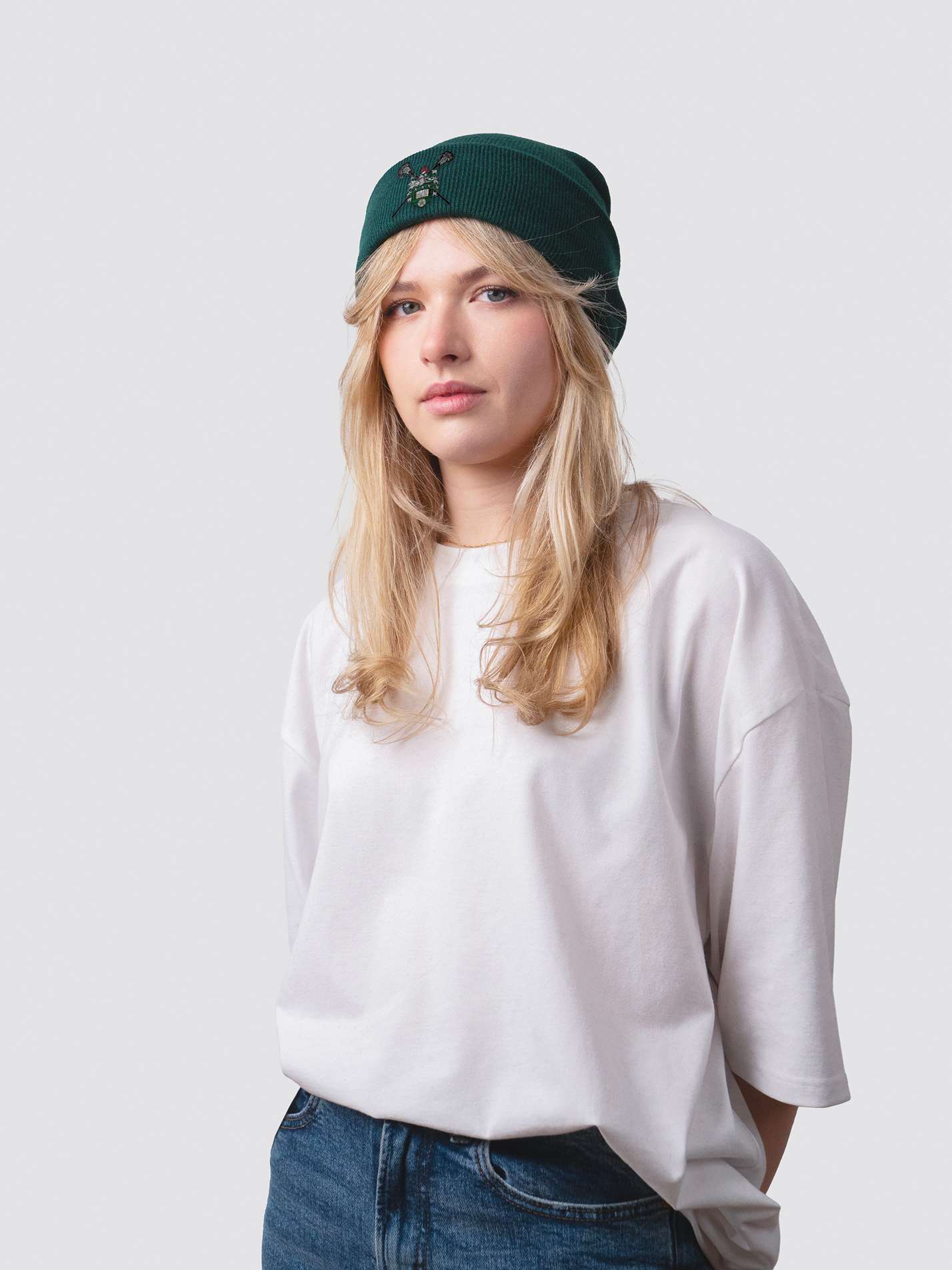 Leeds Lacrosse Sustainable Cuffed Beanie - Image 5